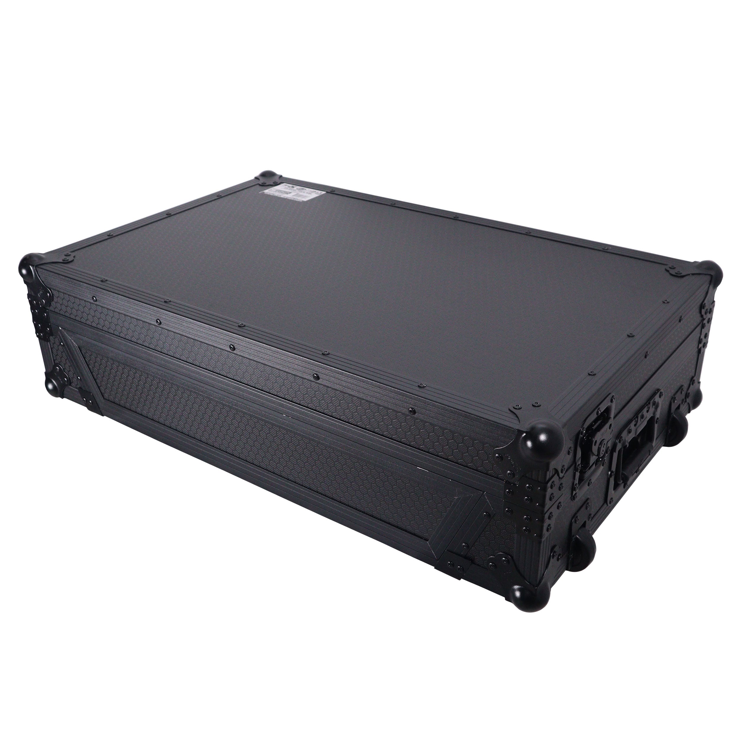 ProX XS-RANEFOURWBL, ATA Flight Style Road Case for RANE Four DJ Controller with 1U Rack Space and Wheels - Black Finish ProX Cases