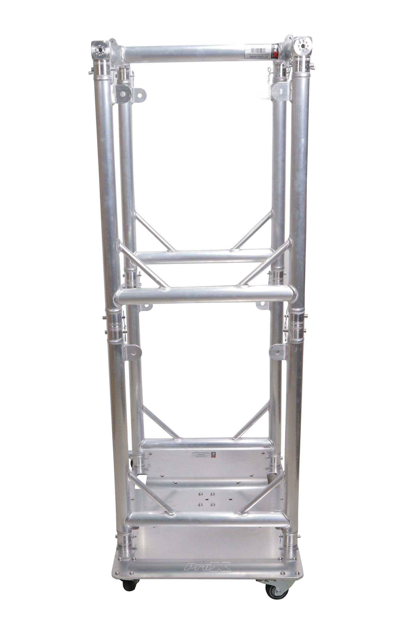 ProX XT-GRU-PKGX4, Truss Modular 4X Rapid U Grid Trio Package for Lighting with Rolling Aluminum Baseplate by ProX Cases