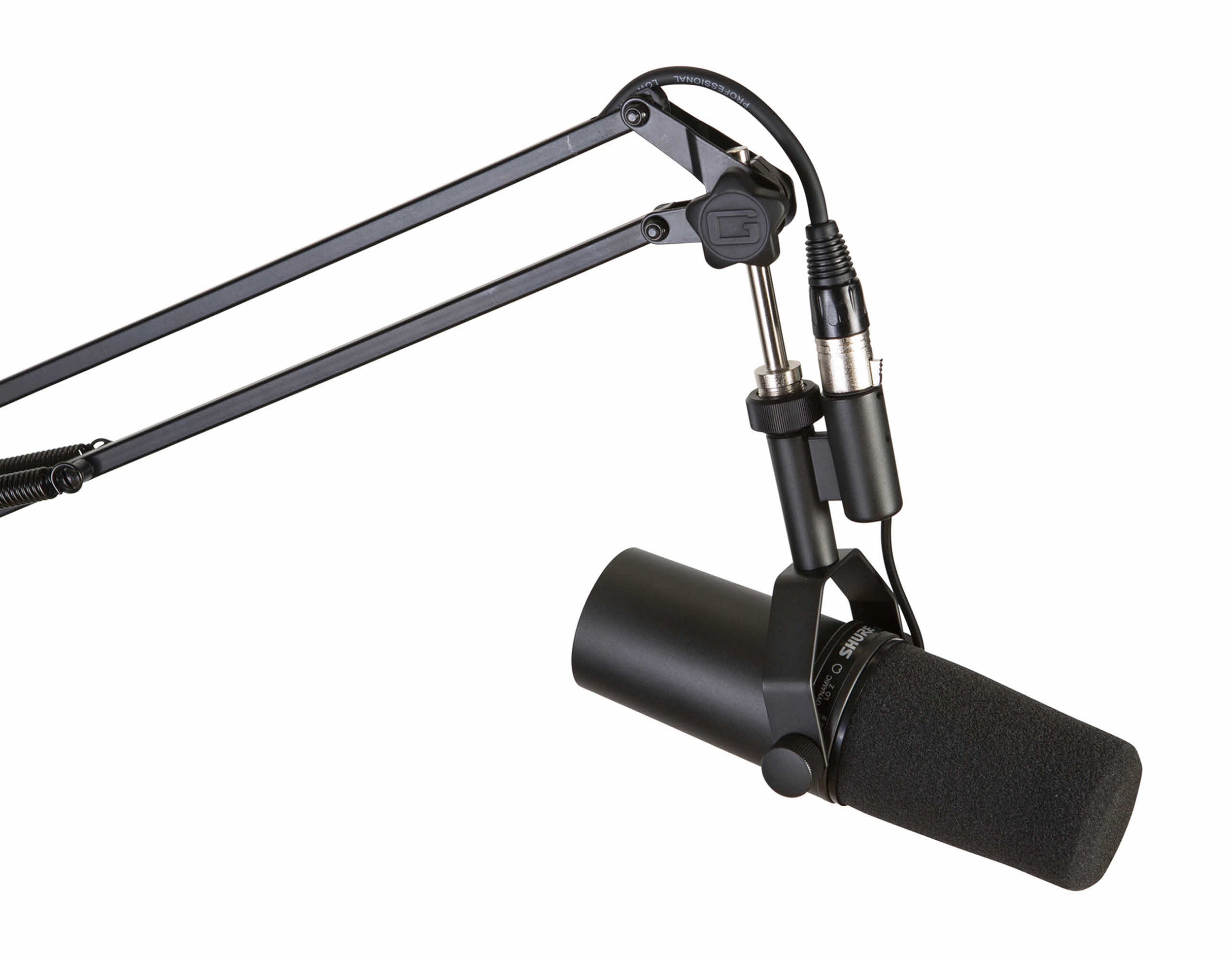 Gator Frameworks GFWMICBCBM1000 Professional Podcast Desk Mount Microphone Boom Stand - Hollywood DJ