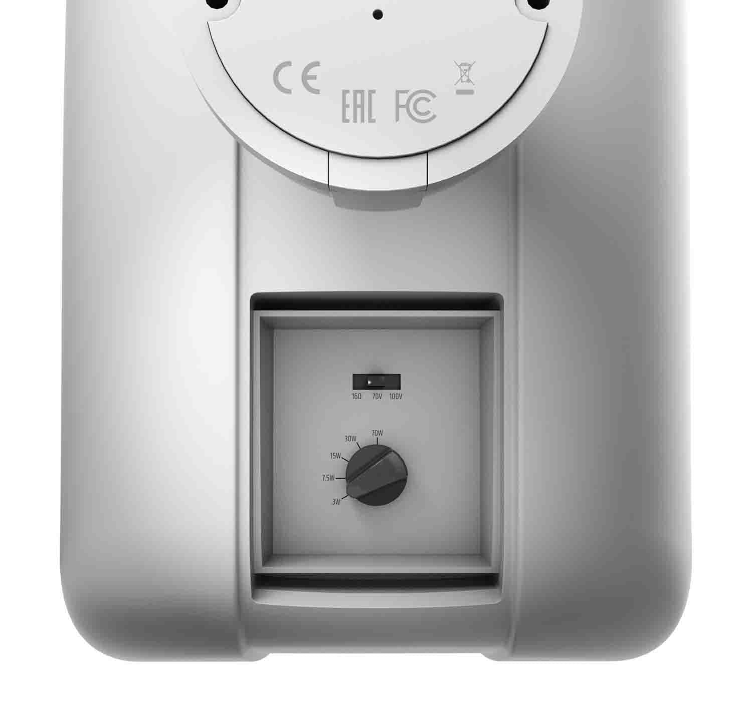 LD Systems DQOR 8 T W, 8" Two-Way Passive In/Out Door Installation Loudspeaker 16 Ohm, 70/100 V - White - Hollywood DJ