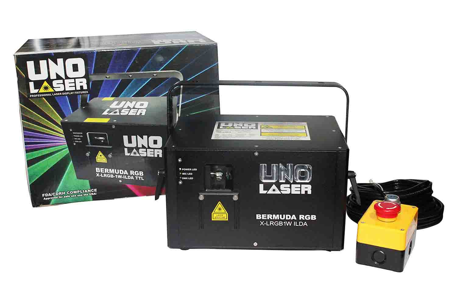 ProX X-LRGB1W ILDA Bermuda TTL Laser Fixture Effect Light - Hollywood DJ