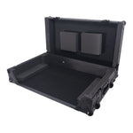ProX XS-RANEFOURWBL, ATA Flight Style Road Case for RANE Four DJ Controller with 1U Rack Space and Wheels - Black Finish ProX Cases
