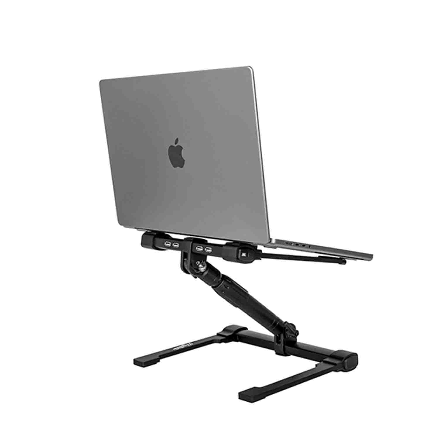 B-Stock Scratch & Dent: Headliner HL20014 Gigastand USB Laptop Stand with USB Hub - Hollywood DJ