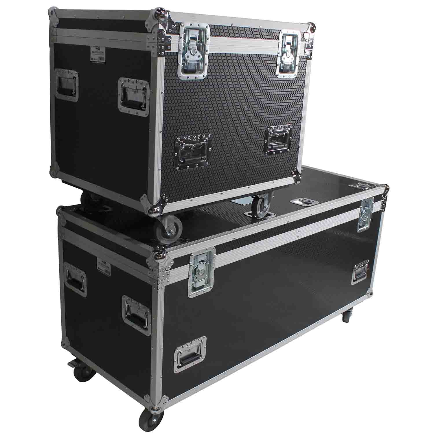 ProX XS-UTL246030W Heavy-Duty Truck Pack Utility Flight Case W-Divider and Tray Kit - 24"X60"X30" by ProX Cases