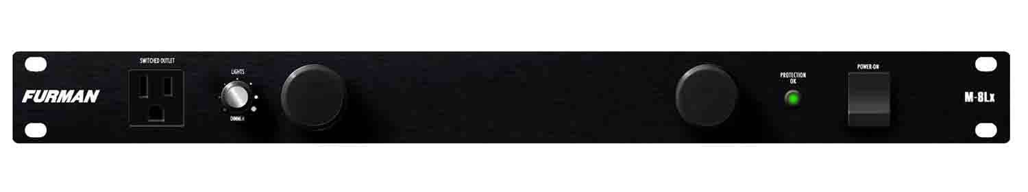 Furman M-8LX 15A Merit Series Power Conditioner with Lights - 9 Outlets - Hollywood DJ