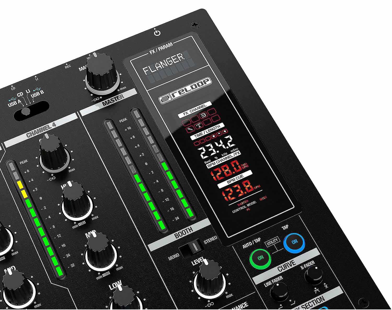 Reloop RMX-95 Digital Club Mixer with 24-Bit Dual Interface - Hollywood DJ
