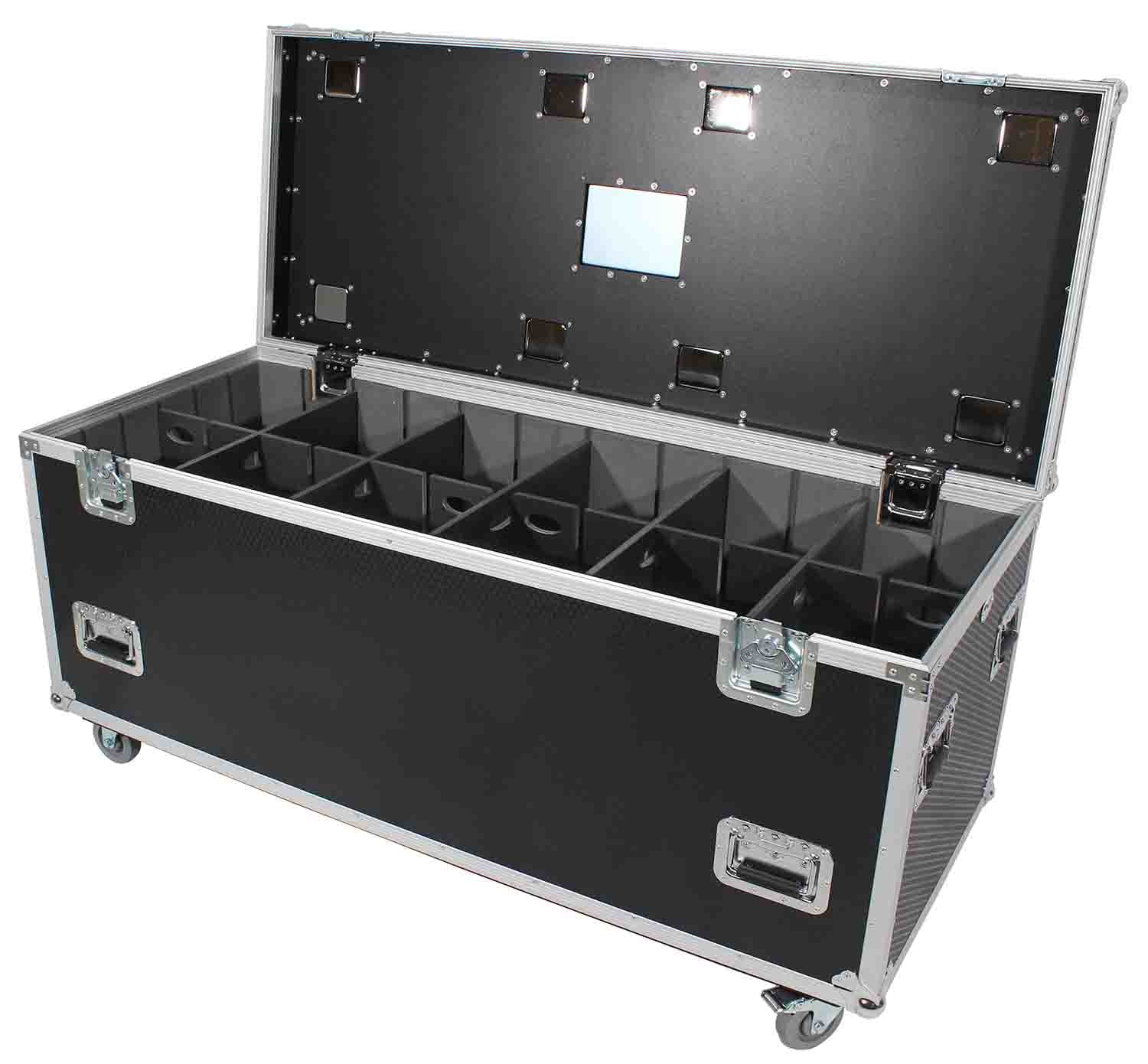 ProX XS-UTL246030W Heavy-Duty Truck Pack Utility Flight Case W-Divider and Tray Kit - 24"X60"X30" by ProX Cases