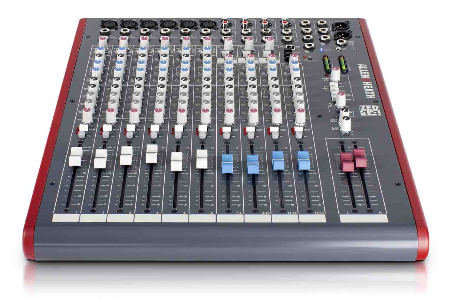 Allen & Heath ZED-14 Multipurpose 14-Channel Mixer with USB Audio Interface - Hollywood DJ