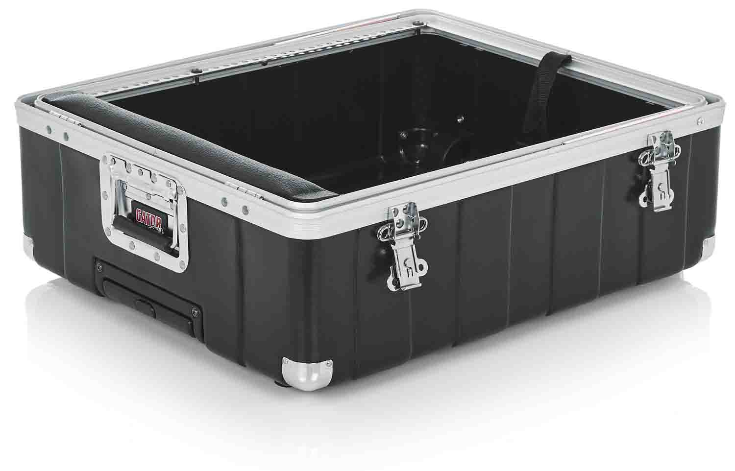 Gator Cases G-MIX-12 PU ATA Molded Pop-Up DJ Mixer Case with Wheels - Hollywood DJ