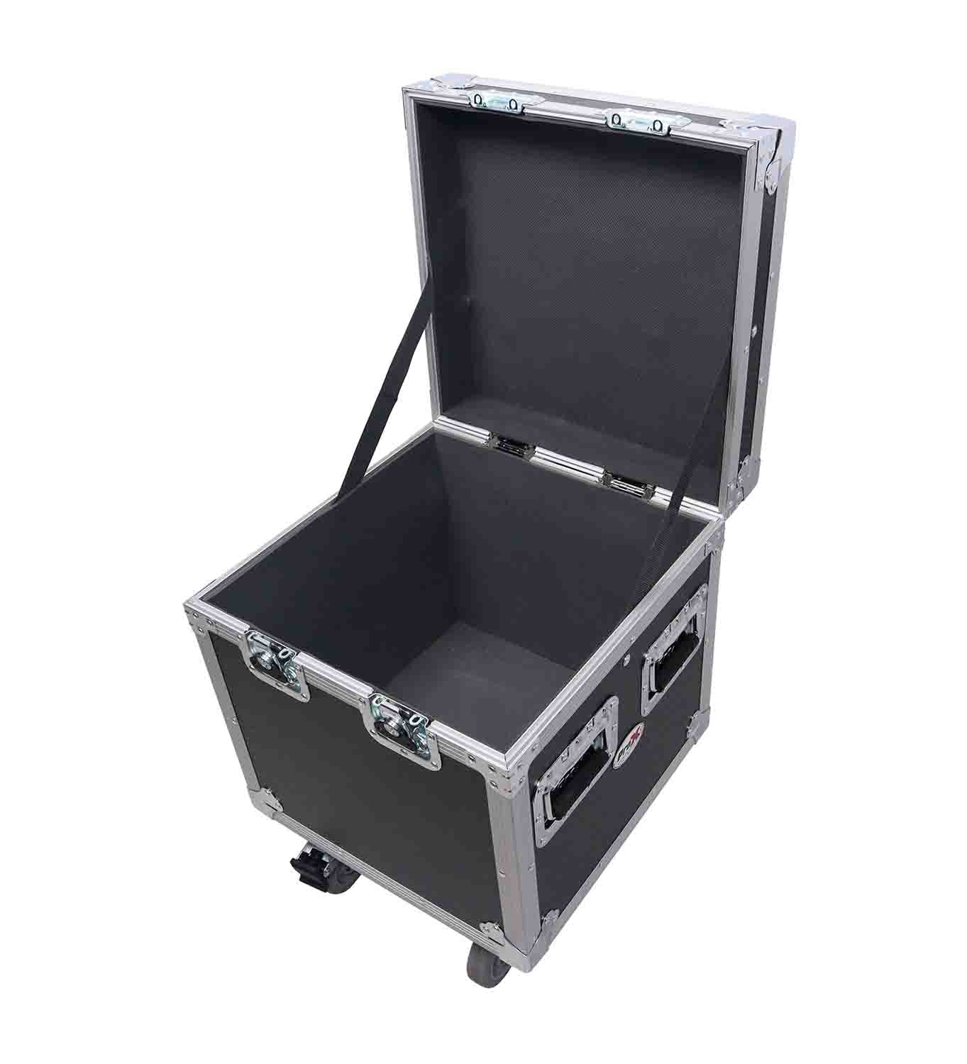 ProX XS-UTL17 ATA Utility Flight Travel Heavy-Duty Storage Road Case with 4-Inch in casters – 18"x18"x18' Exterior - Hollywood DJ