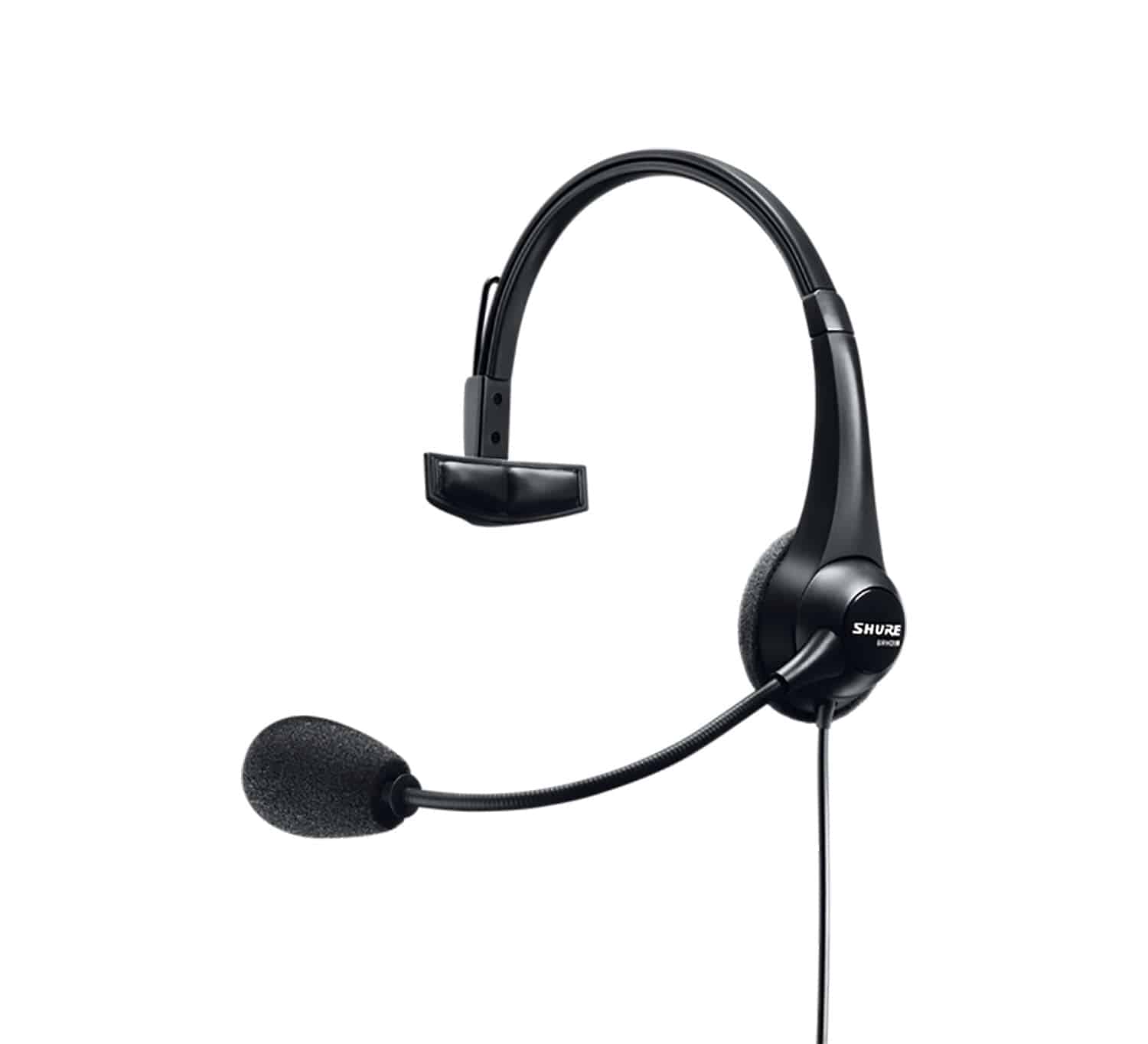 Shure BRH31M-NXLR4M Single-Sided Broadcast Headset with Neutrik 4-Pin XLR Cable - Hollywood DJ