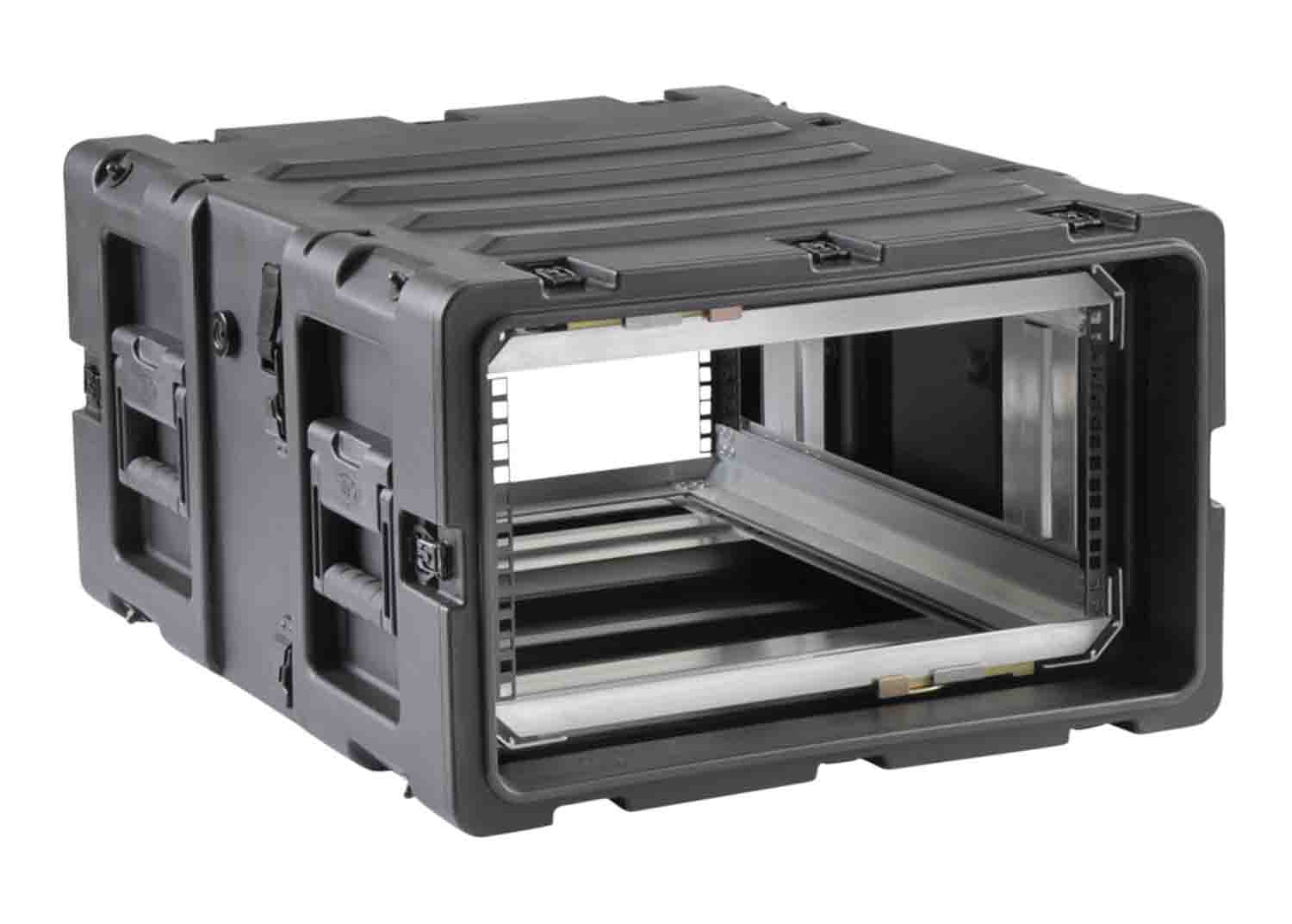 SKB Cases 3RR-5U24-25B, 5U Removable Shock Rack and Transport Case - 24 Inch - Hollywood DJ