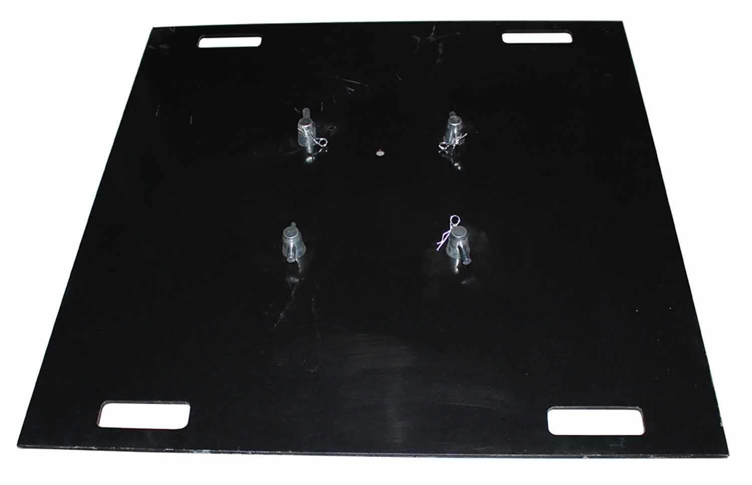 ProX XT-BP3636S Steel Base Plate for F34 Trussing with Conical Connectors - 36'' x 36'' - Hollywood DJ