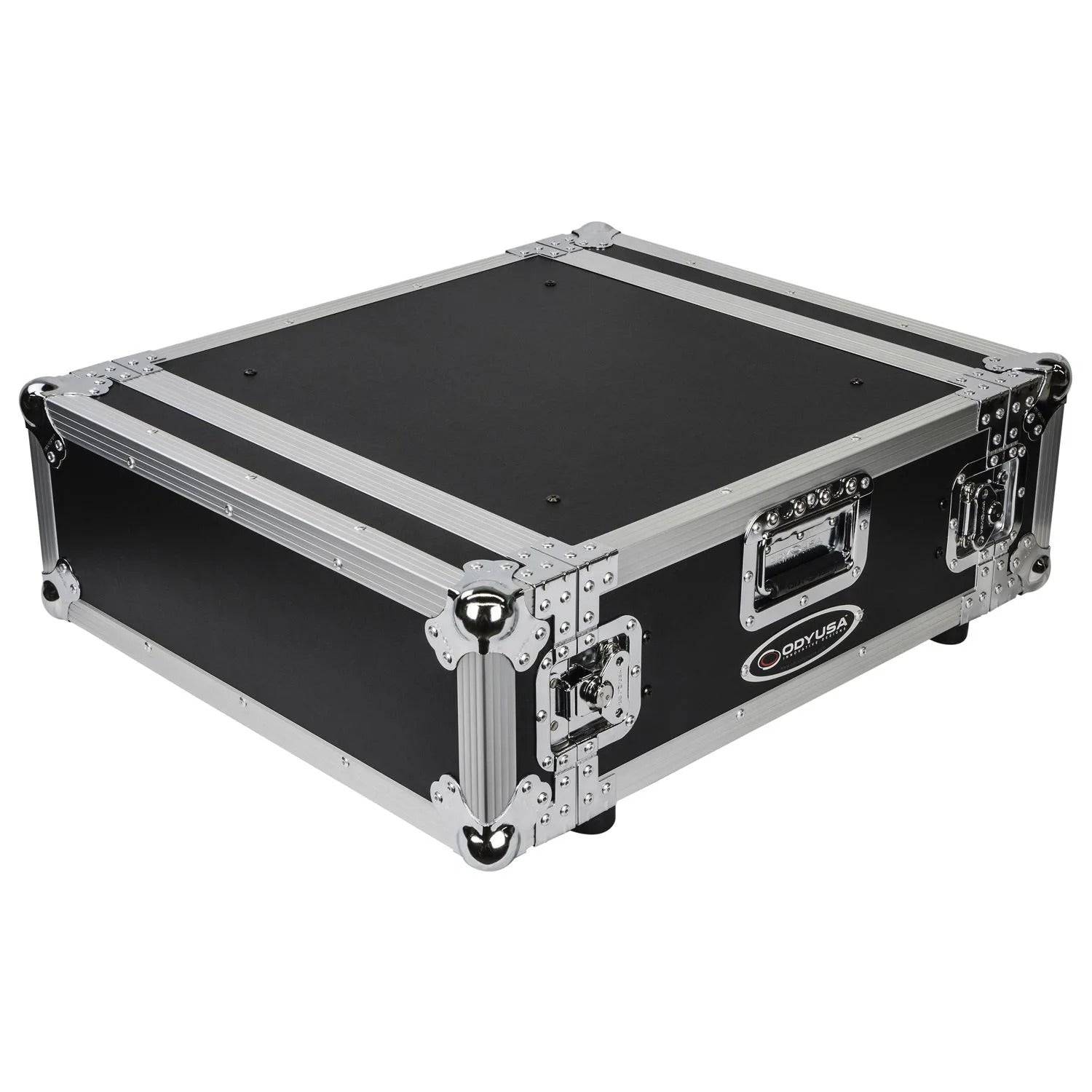 Odyssey FZS02, 2U Shock Mount Rack Flight Case - Hollywood DJ