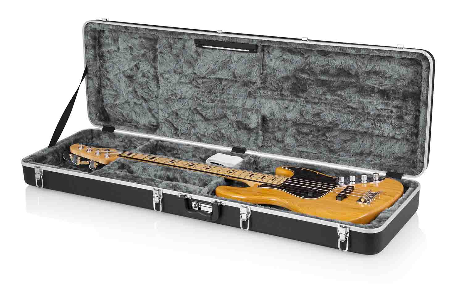 Gator Cases GC-BASS-LED Deluxe Molded Guitar Case for Bass Guitars - LED Edition Gator Cases