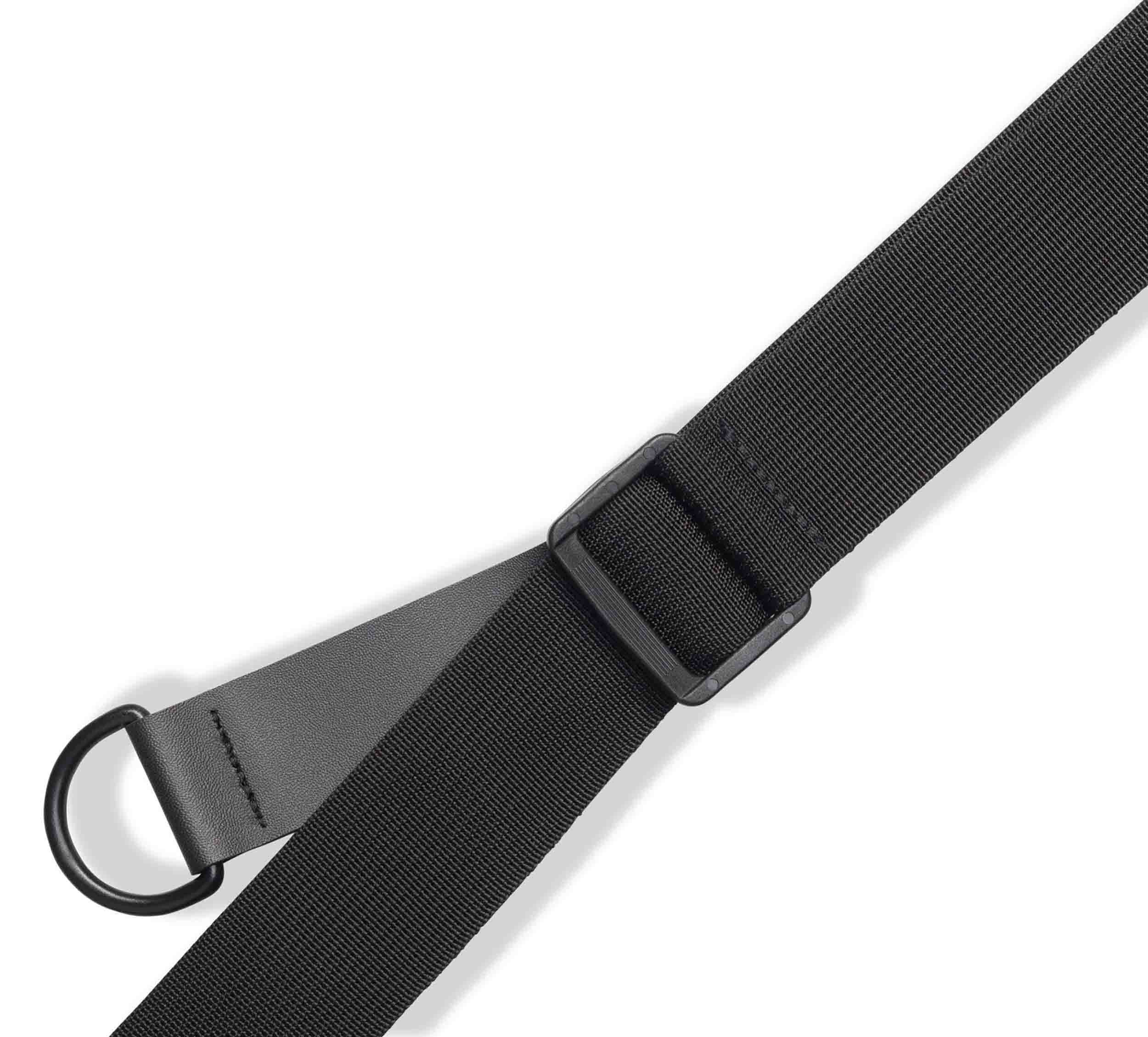 Levy's Leathers MRHSS-CRM 3-inch Right Height Ergonomic Garment Leather Guitar Strap - Cream - Hollywood DJ