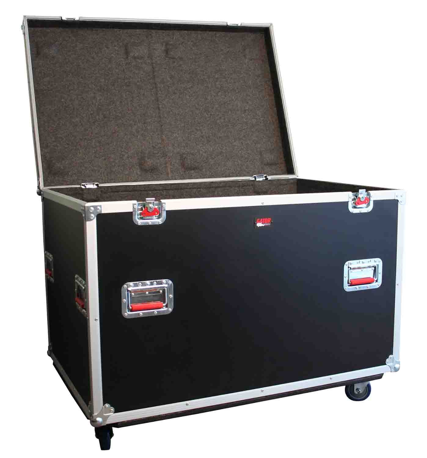 Gator Cases G-TOURTRK4530HS Truck Pack Trunk DJ Case with Casters - 45″ X 30″ X 30″ - Hollywood DJ