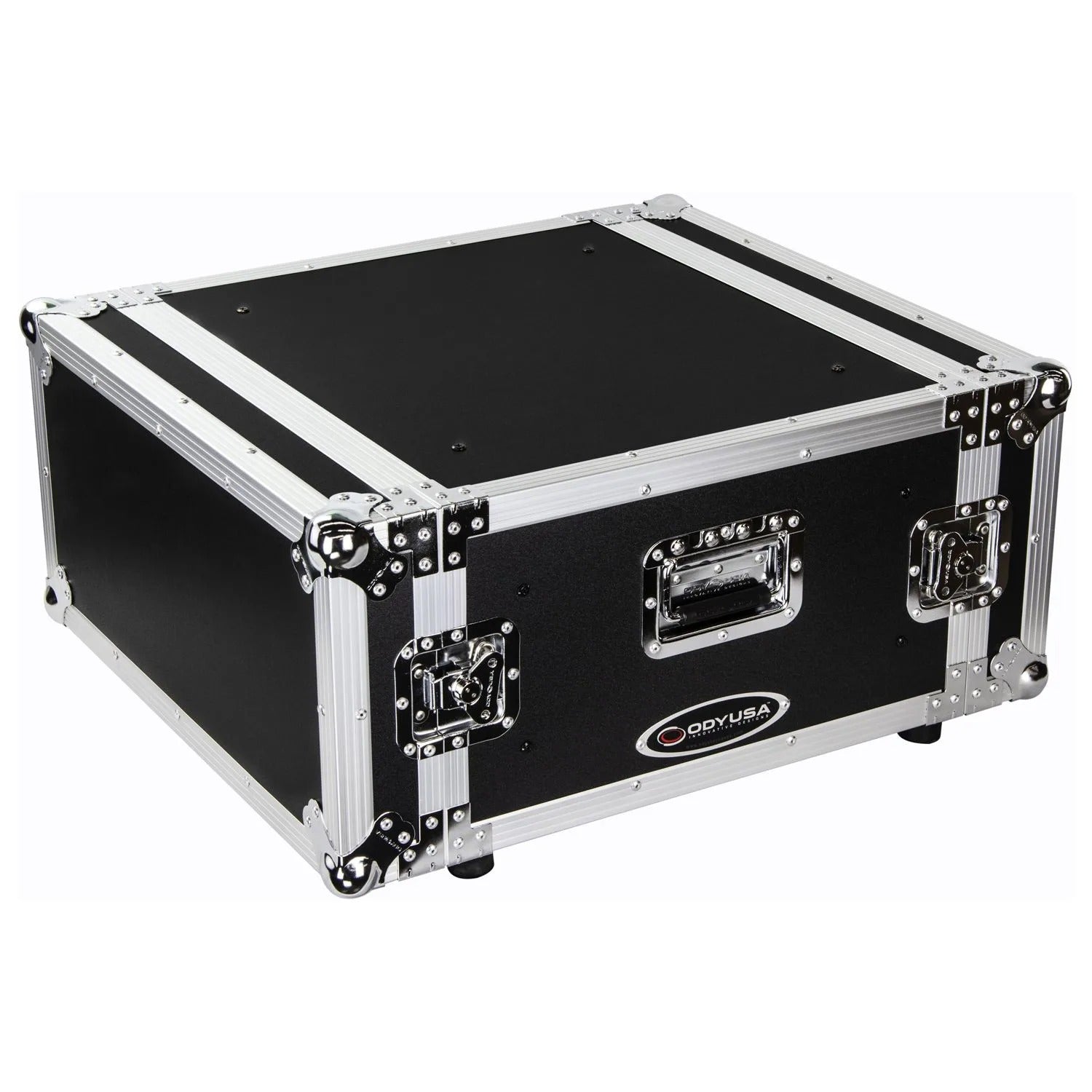 Odyssey FZS04, 4U Shock Mount Rack Flight Case - Hollywood DJ