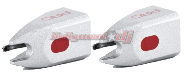 Ortofon Stylus Pro 2 Pack - 2pcs Silver Spherical Replacement Stylus - Hollywood DJ