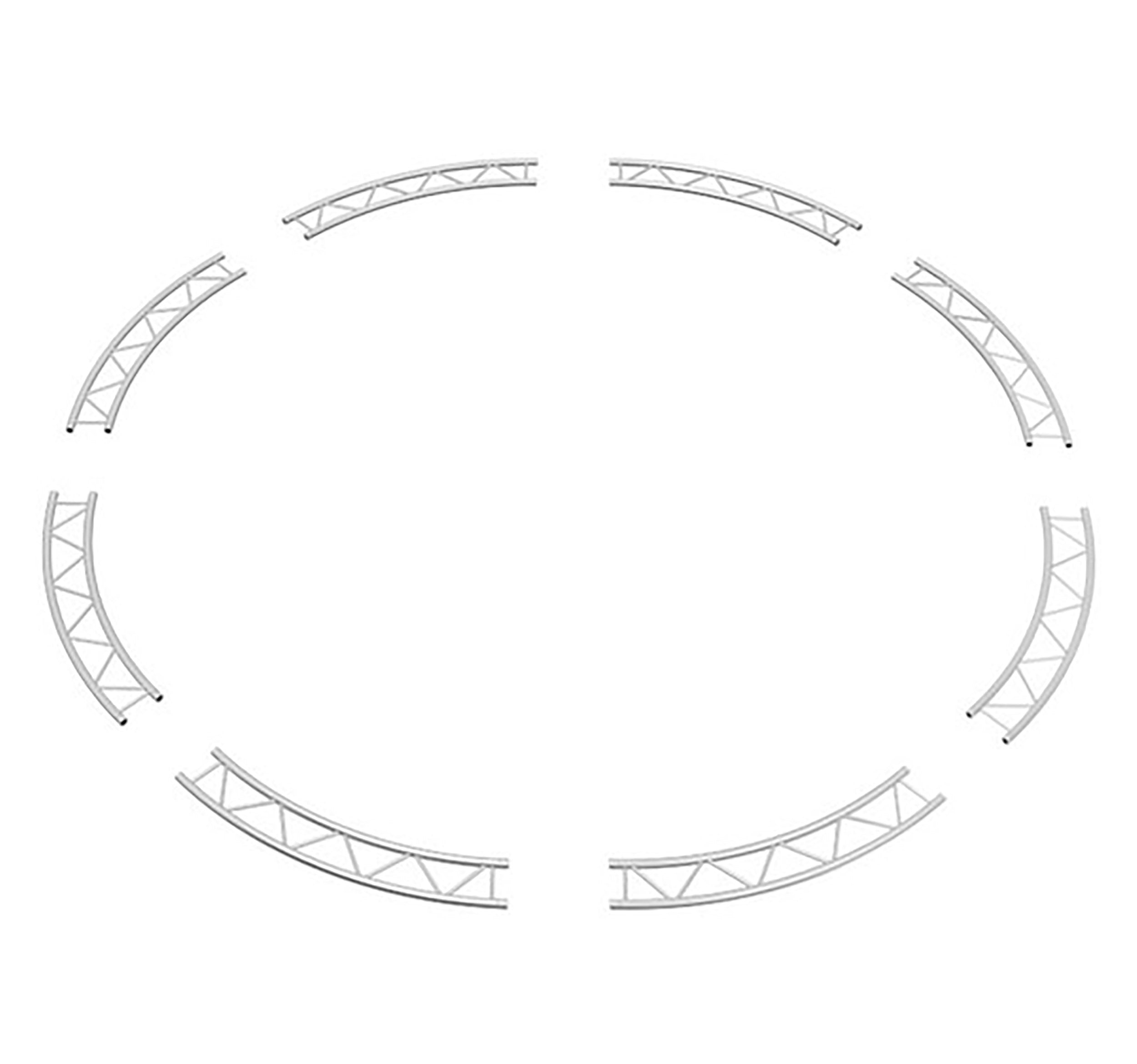 Global Truss IB-C6-H45-KIT, OD Horizontal Circle - 19.68 ft - Hollywood DJ