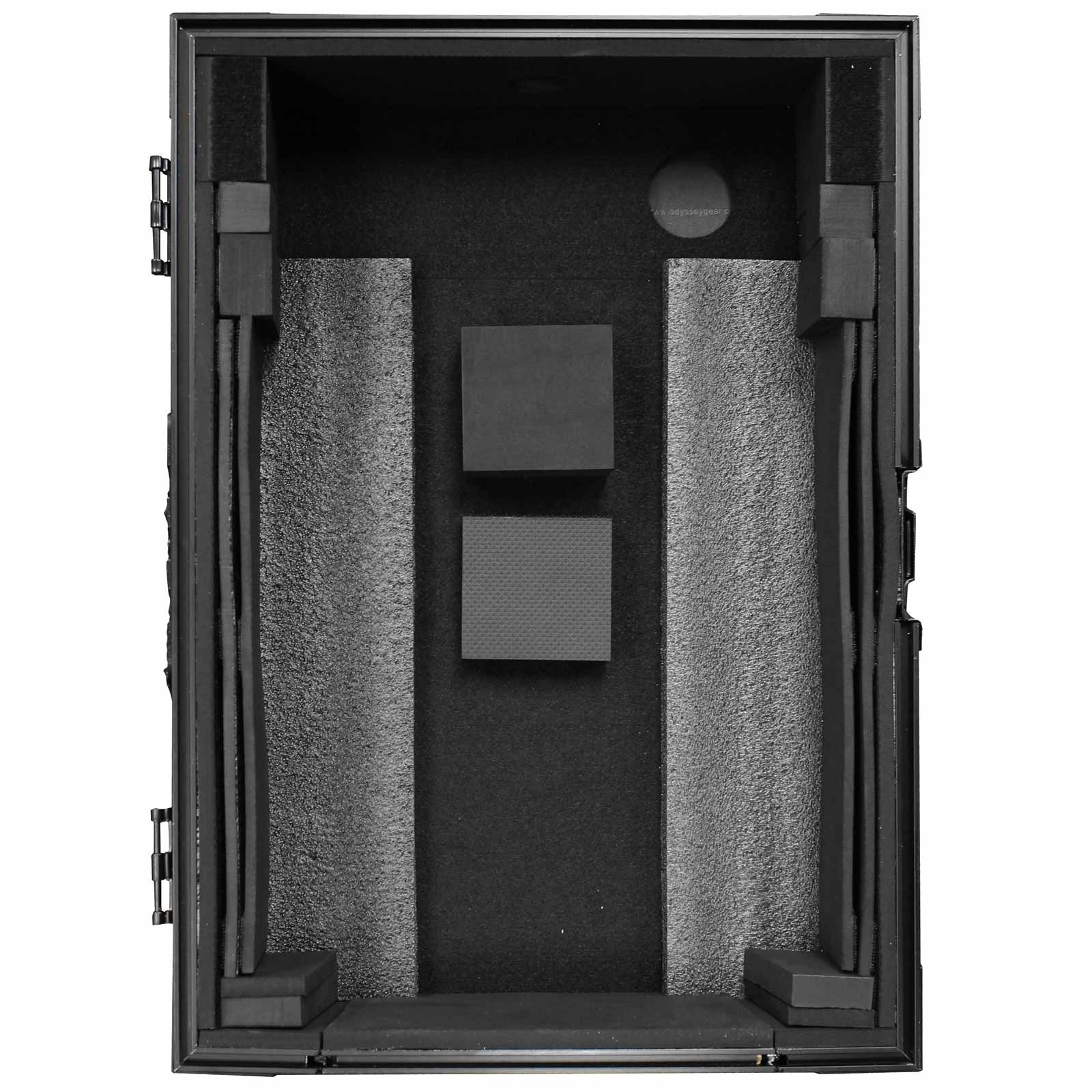 Open Box: Odyssey FZCDJBL Universal Black Large Format Media Player Flight Case - Hollywood DJ