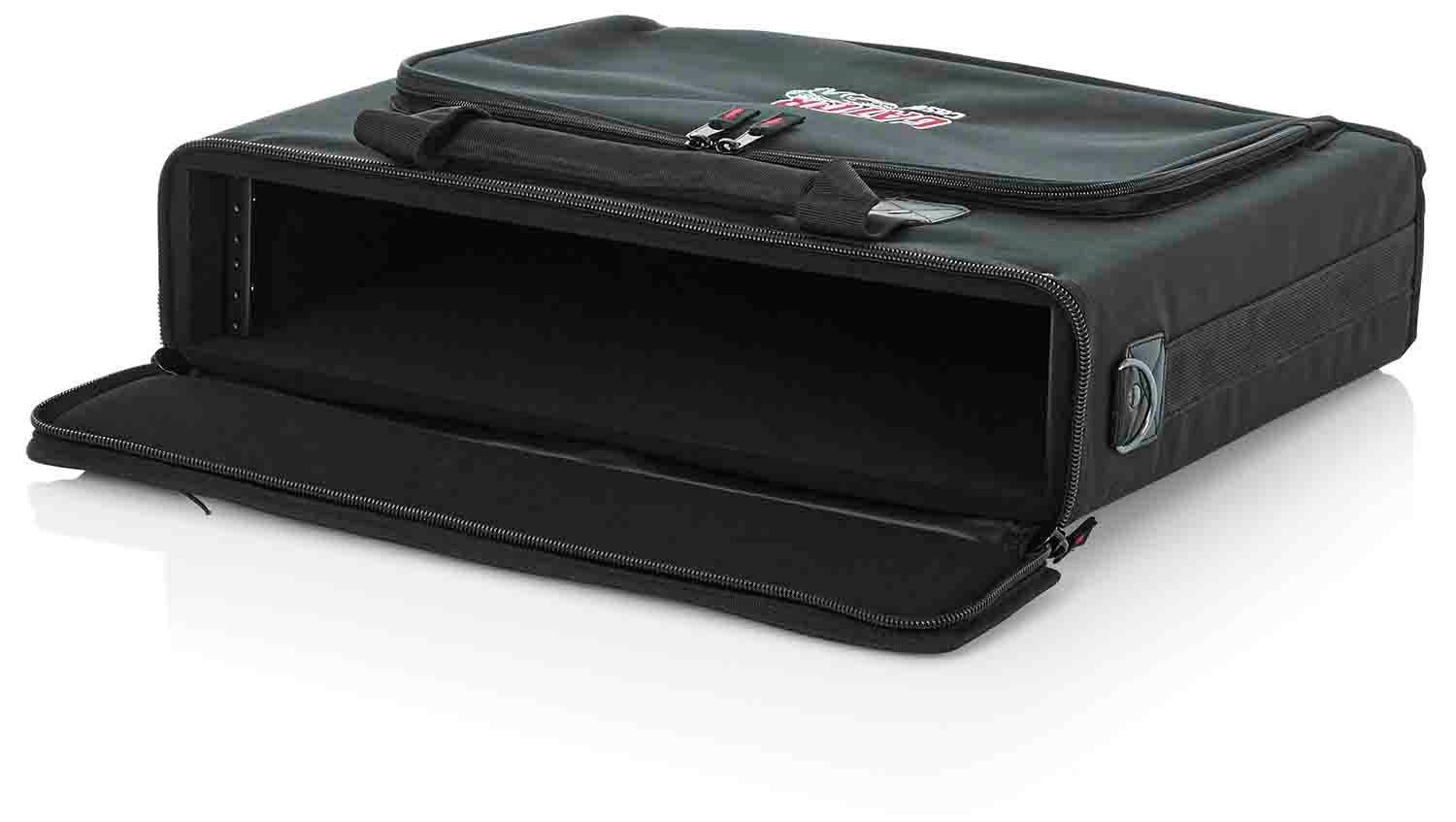 Gator Cases GRB-2U Standard 2U Audio Rack Bag with Nylon Over Plywood Construction - Hollywood DJ