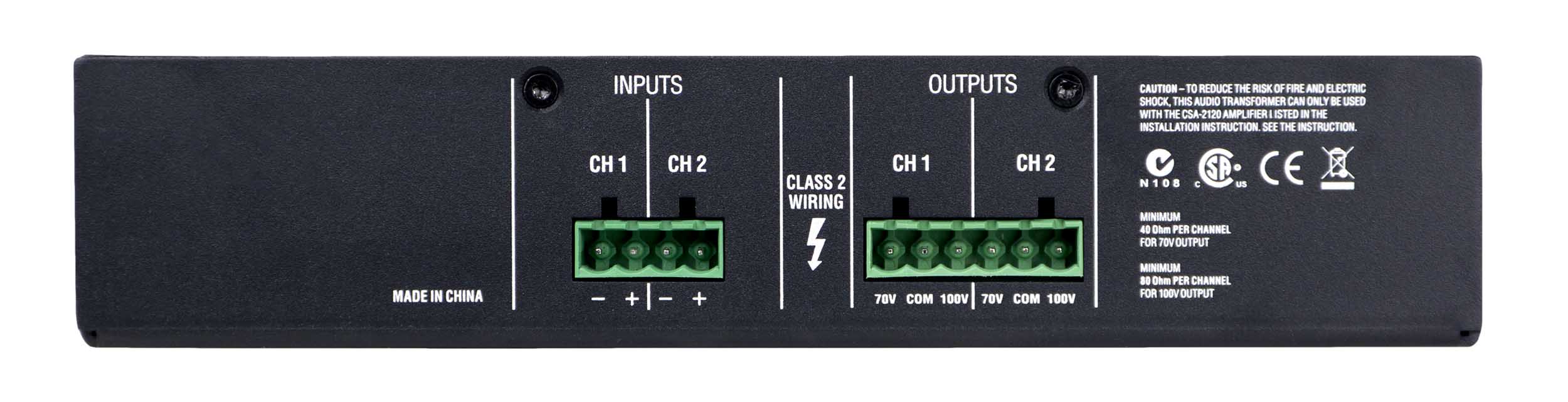 JBL NCST2120-X, 2-Channel Transformer Kit for CSA2120 - Hollywood DJ