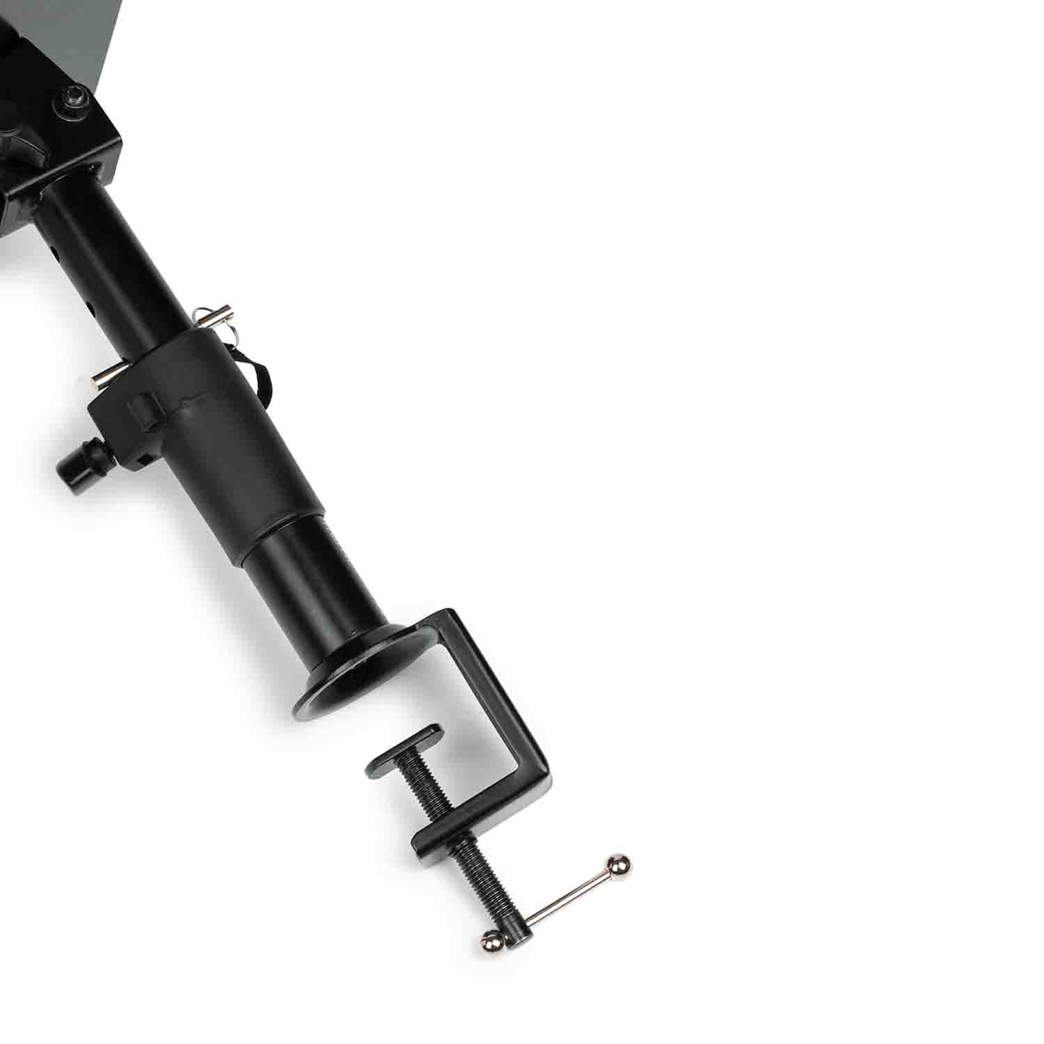 Gator Frameworks GFWLAPTOP2500 Clampable Laptop Stand - Desktop Clamp with Adjustable Height (Universal) - Hollywood DJ