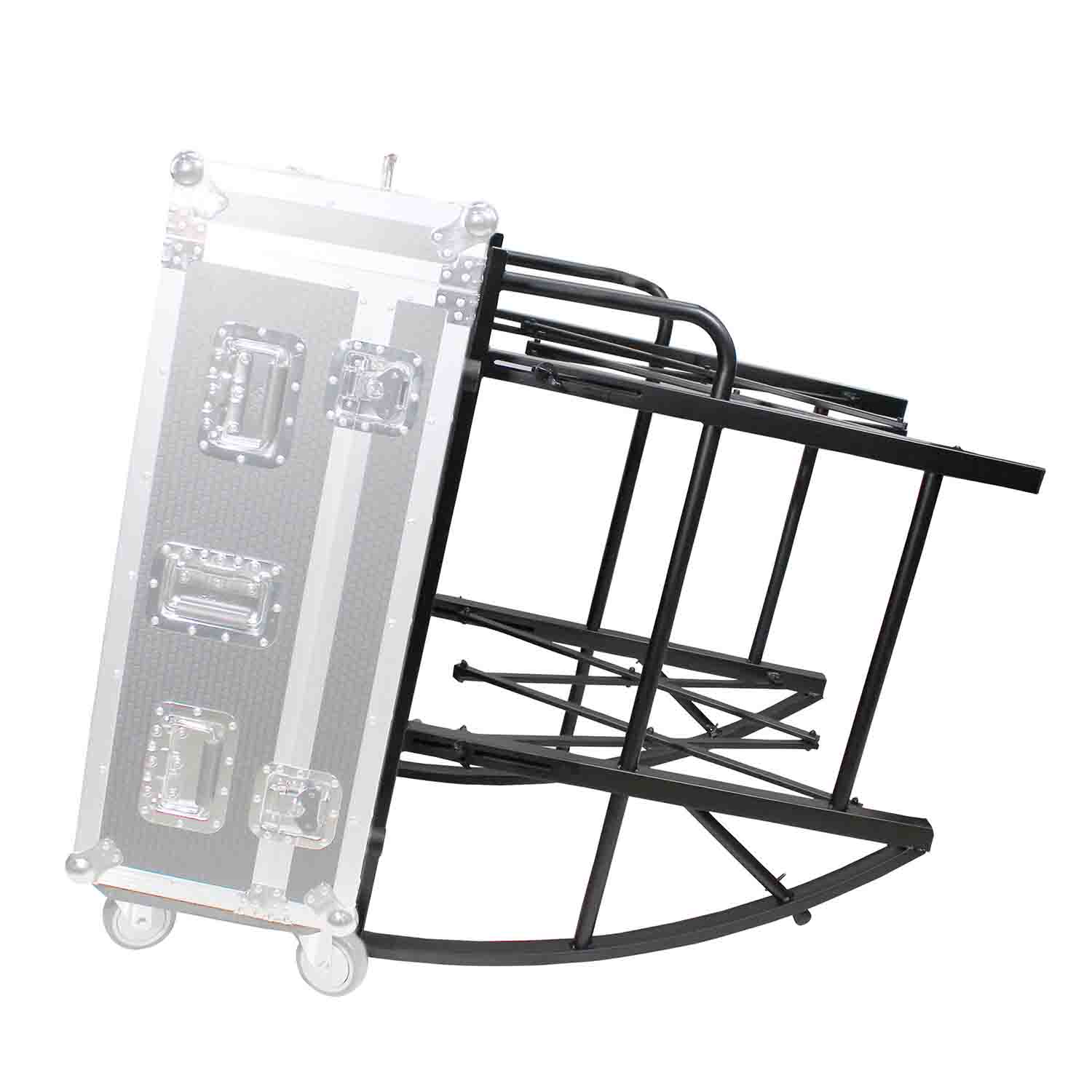 ProX X-EZTILT, EZ-Tilt Lifting-Rolling Stand for Audio and Lighting Consoles - Hollywood DJ