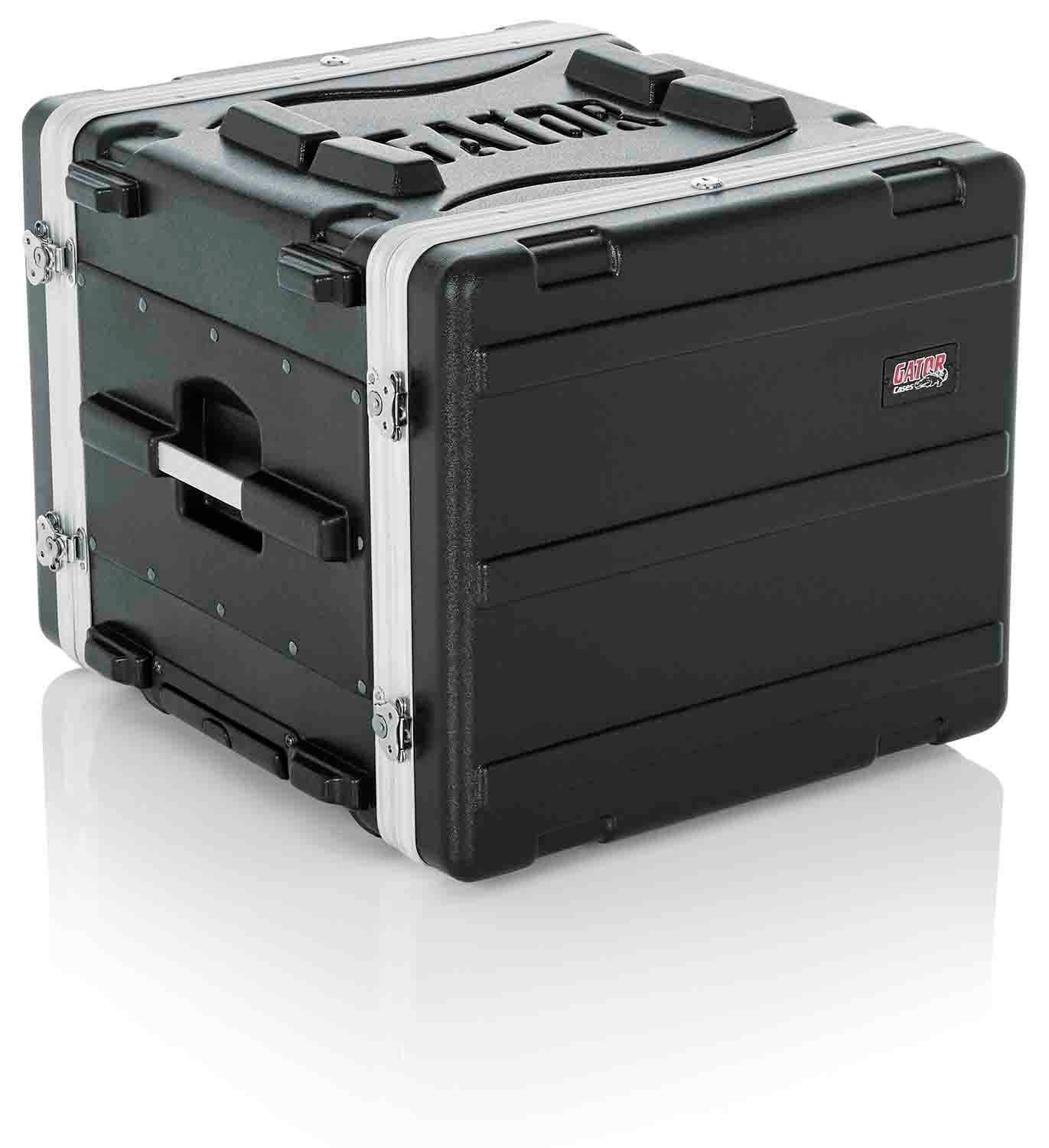 Gator Cases GRR-8PL-US Powered Rolling Molded 8U Rack Case - Hollywood DJ