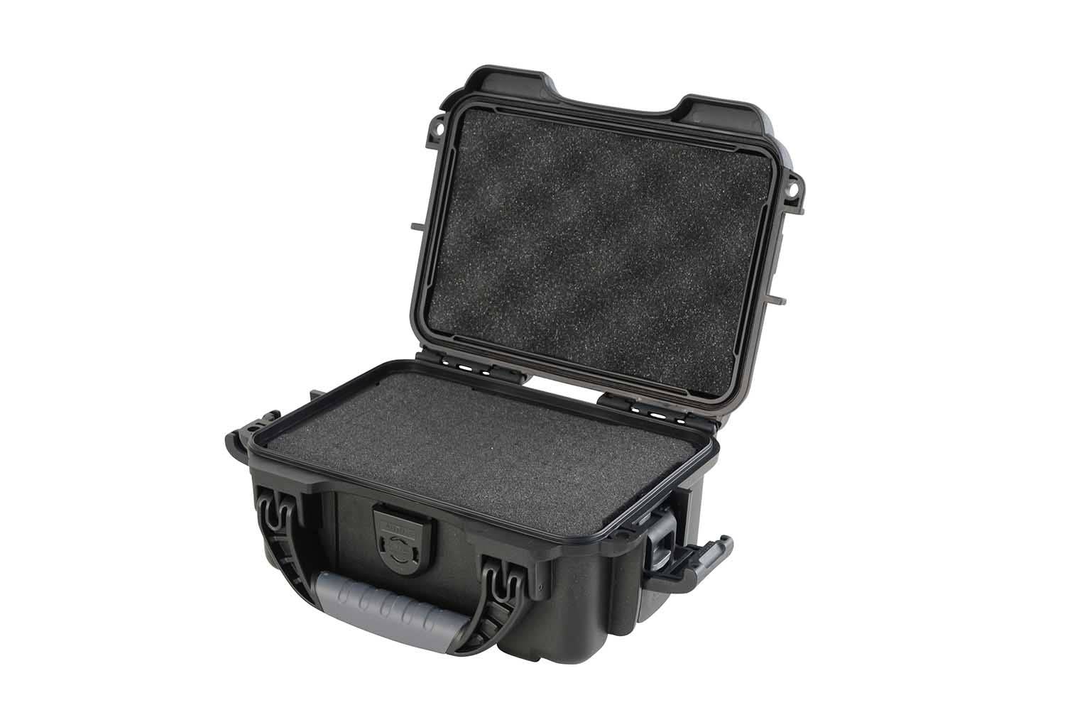 Gator Cases GU-0705-03-WPDF Waterproof Injection Molded Case with Diced Foam - 7.4 x 4.9 x 3.1 - Hollywood DJ