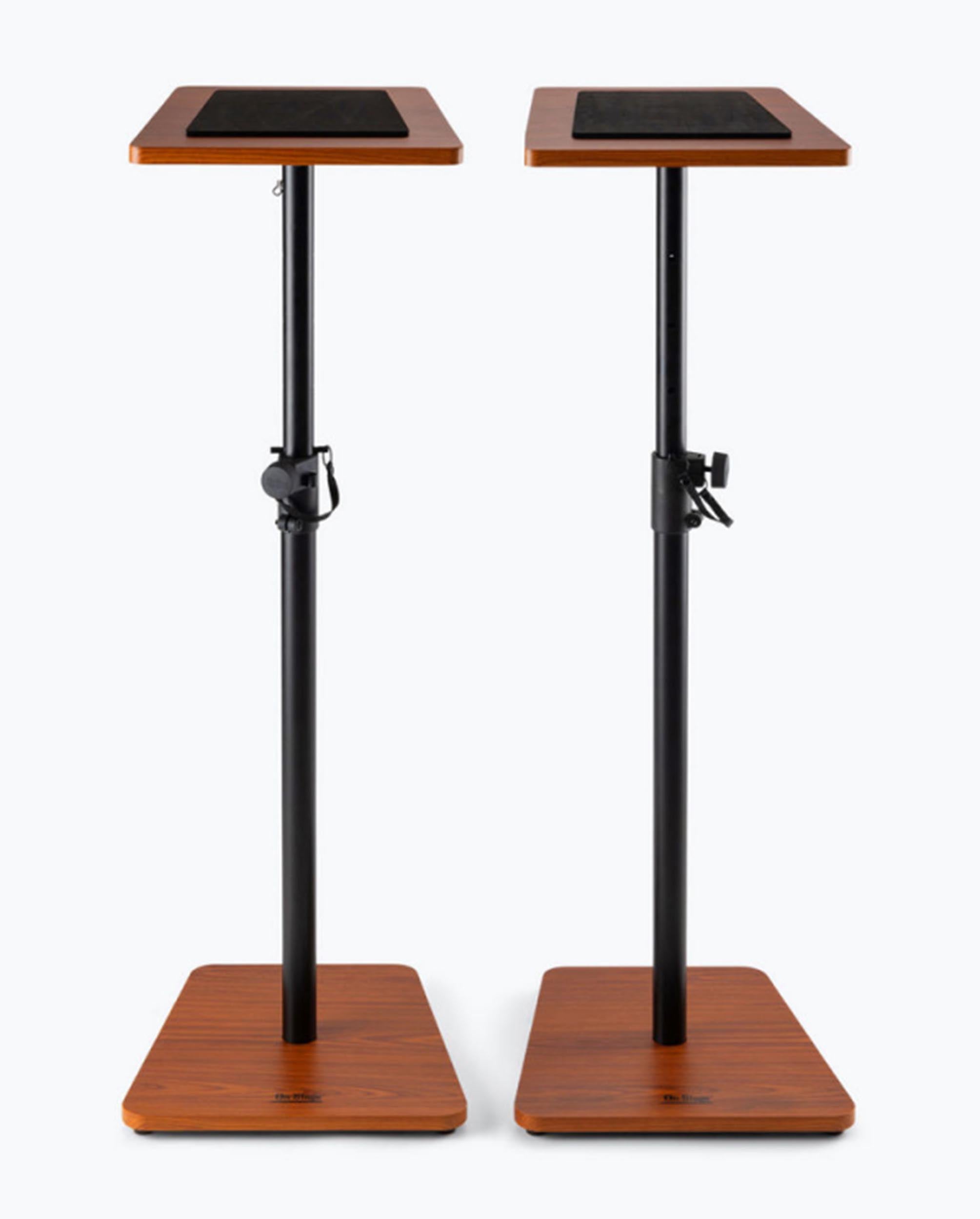 On Stage SMS7500RB, Wood Studio Monitor Stands - Rosewood On-Stage