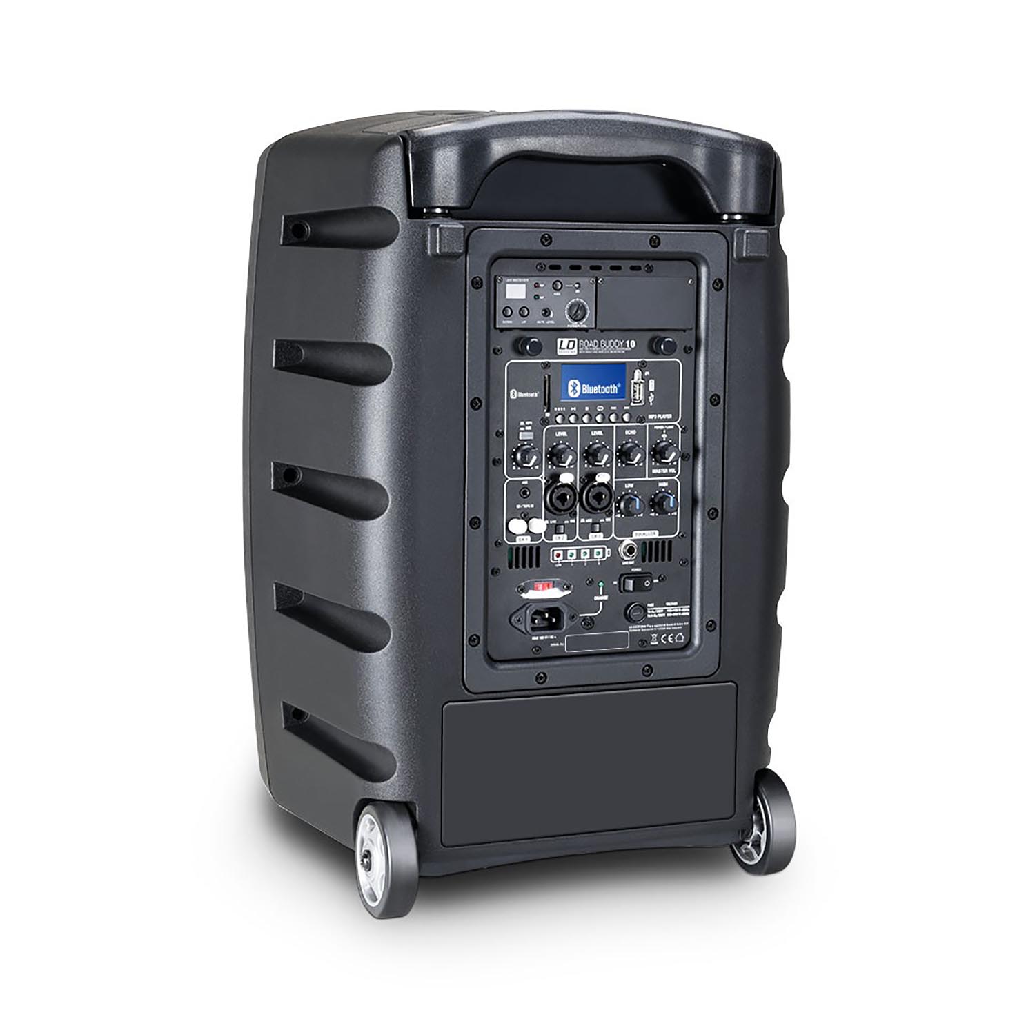 LD Systems ROADBUDDY 10 B5, Battery Powered Bluetooth Speaker With Mixer And Wireless Microphone - Hollywood DJ