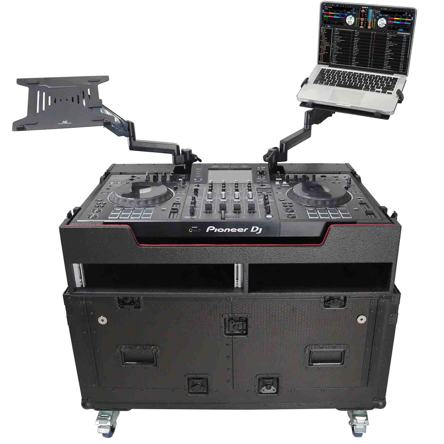 ProX XZF-UCXX Flip-Ready DJ Lift Case for Pioneer XDJ-XZ DDJ-SZ2 DDJ-SX3 DDJ-1000 / SRT - Hollywood DJ
