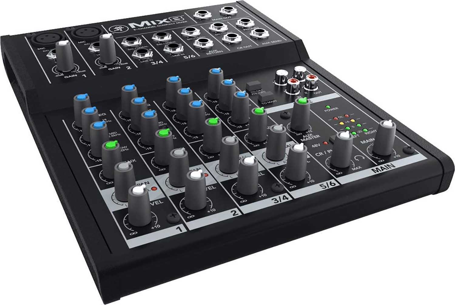 Mackie Mix8 8-Channel Mix Series Compact Mixer - Hollywood DJ