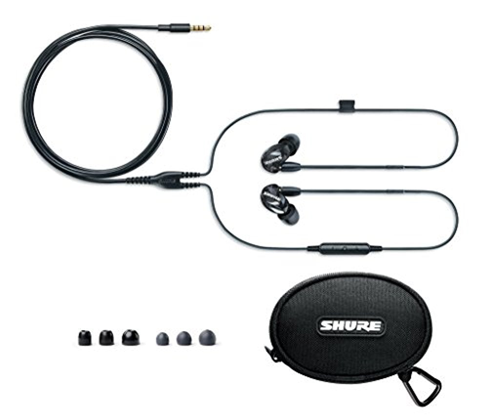 Shure SE215-K-UNI BLACK SE215 EARPHONE With RMCE-UNI | Open Box - Hollywood DJ