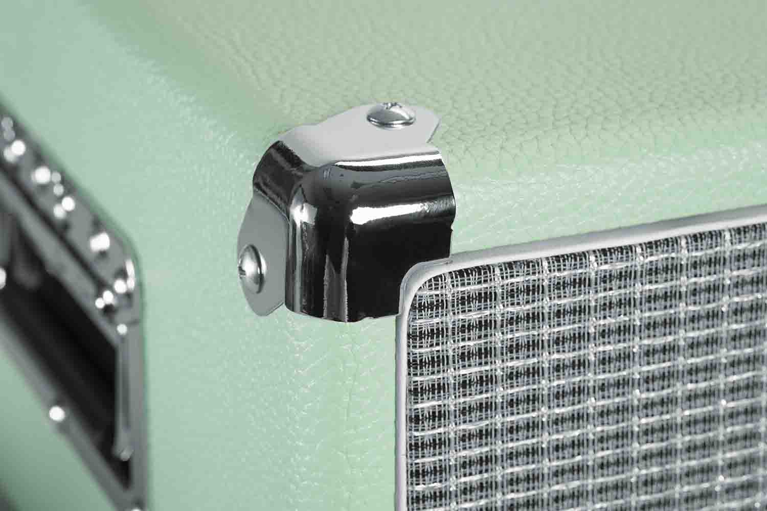 Gator Cases GR-RETRORACK-3SG Vintage Amp Vibe Rack Case – 3U Seafoam Green - Hollywood DJ