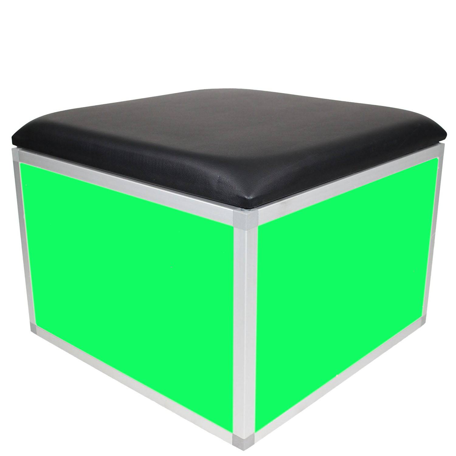 ProX XSA-B2X2BL LUMOStage Black Padded Seat Cushion - 2 Ft X 2 Ft - Hollywood DJ
