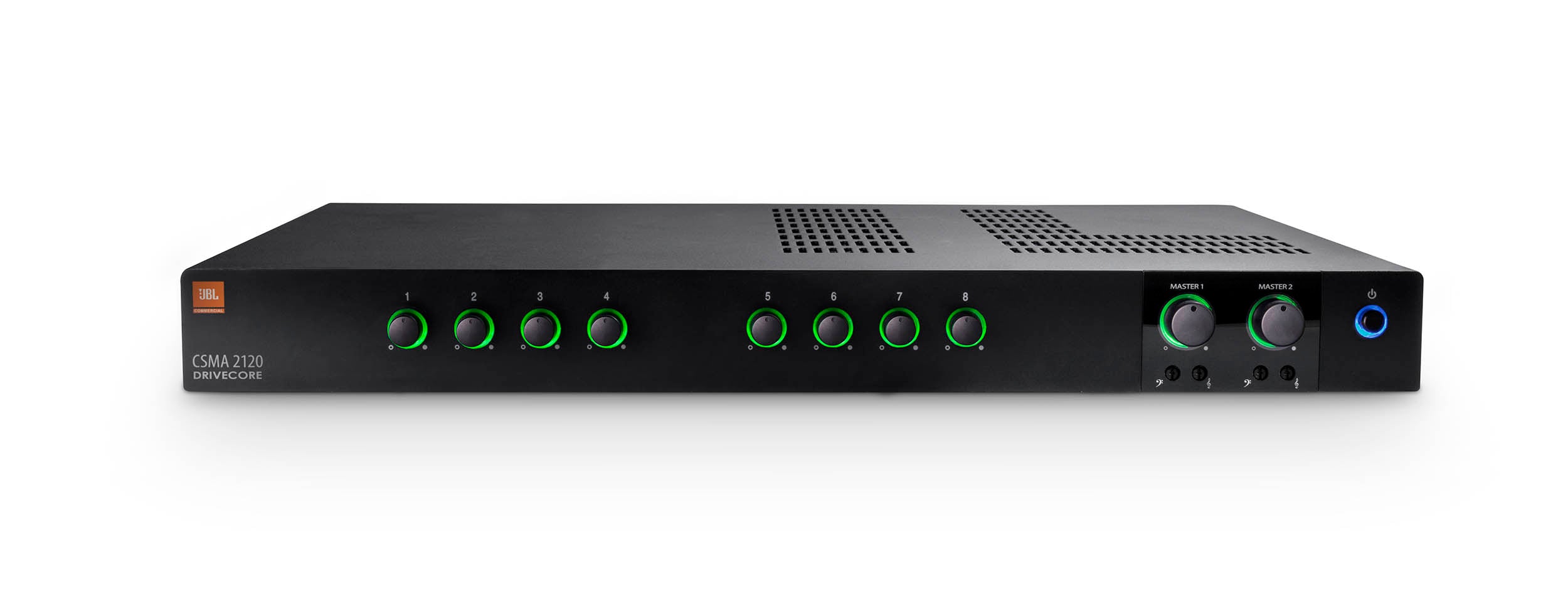 JBL NCSMA2120-U-US, Commercial Series 2 Channel 120-Watt Powered Audio Mixer/Amplifier - Hollywood DJ