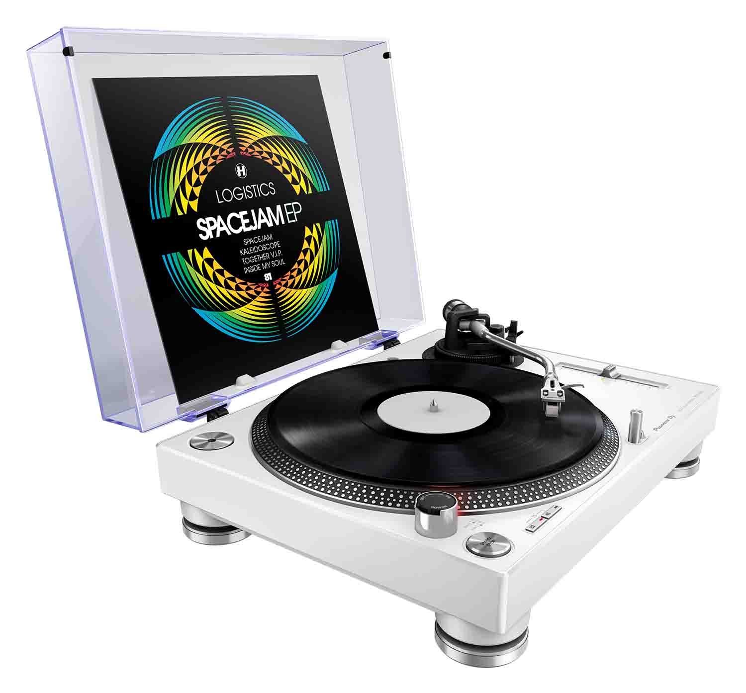 Pioneer DJ PLX-500 Direct Drive Turntable - White - Hollywood DJ