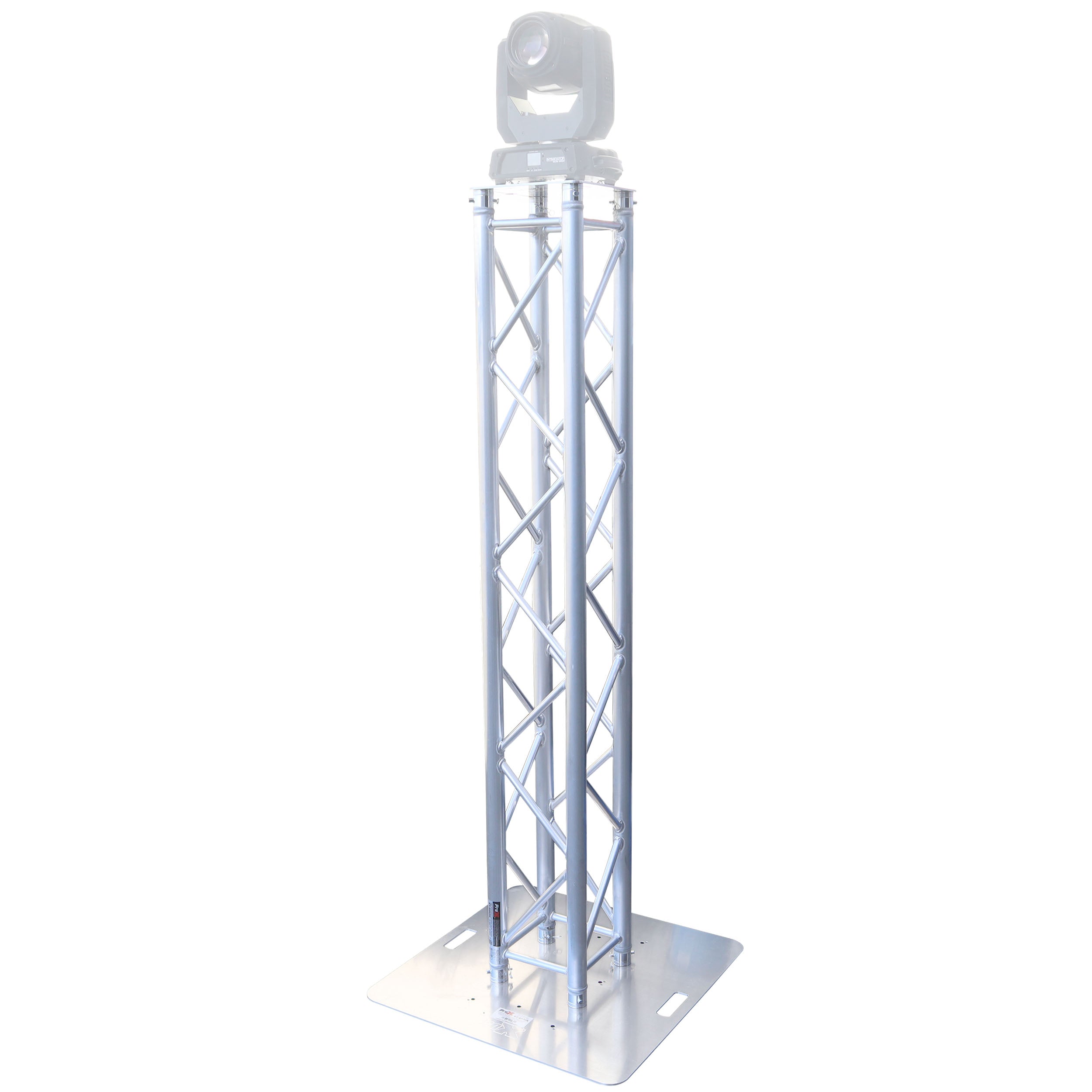 ProX KT-SQ656TOTEMTCX2, K-Truss 6.56 Lightweight Square Truss Totem Full Package Includes White Scrim, Top Plate and Base Plate ProX Cases