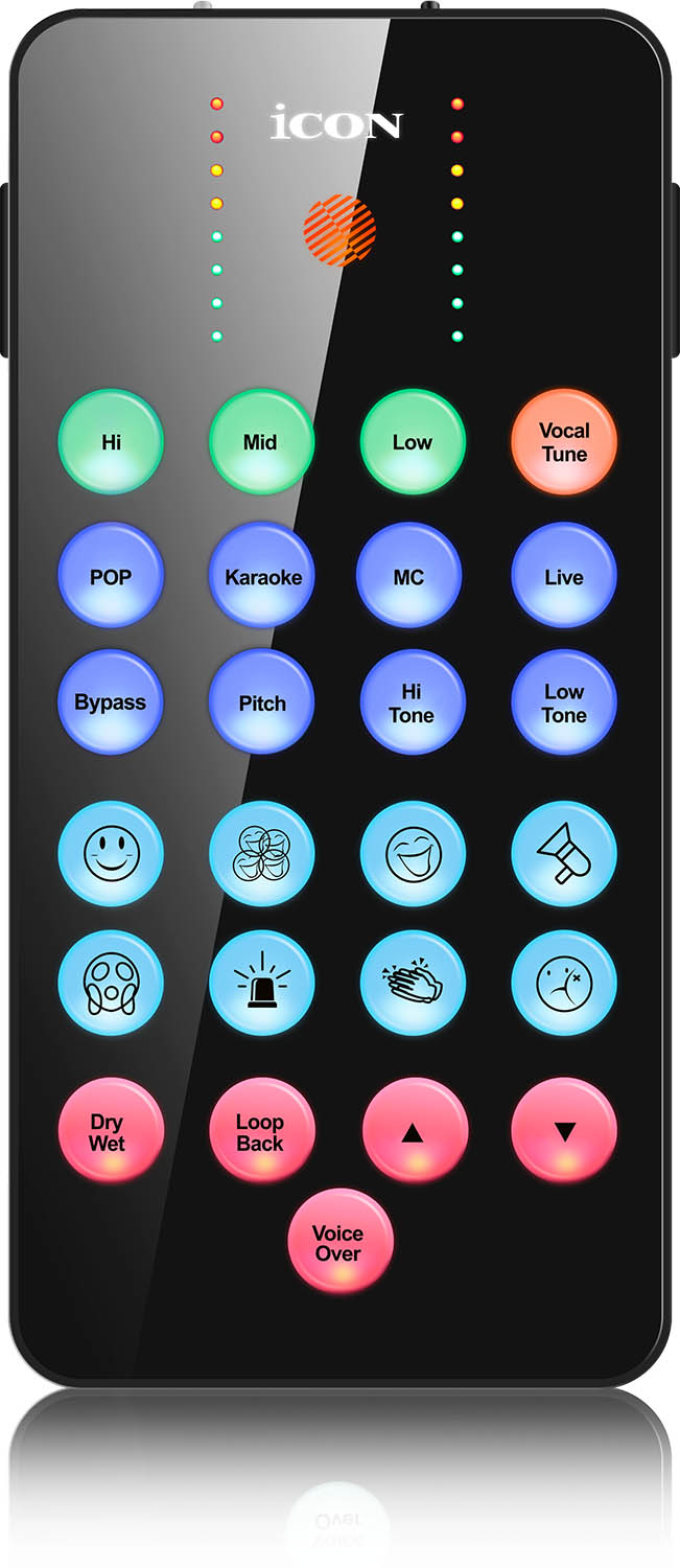 Icon Pro Audio LivePod Plus, Battery-Powered Micro FX Studio For Smartphones - Hollywood DJ