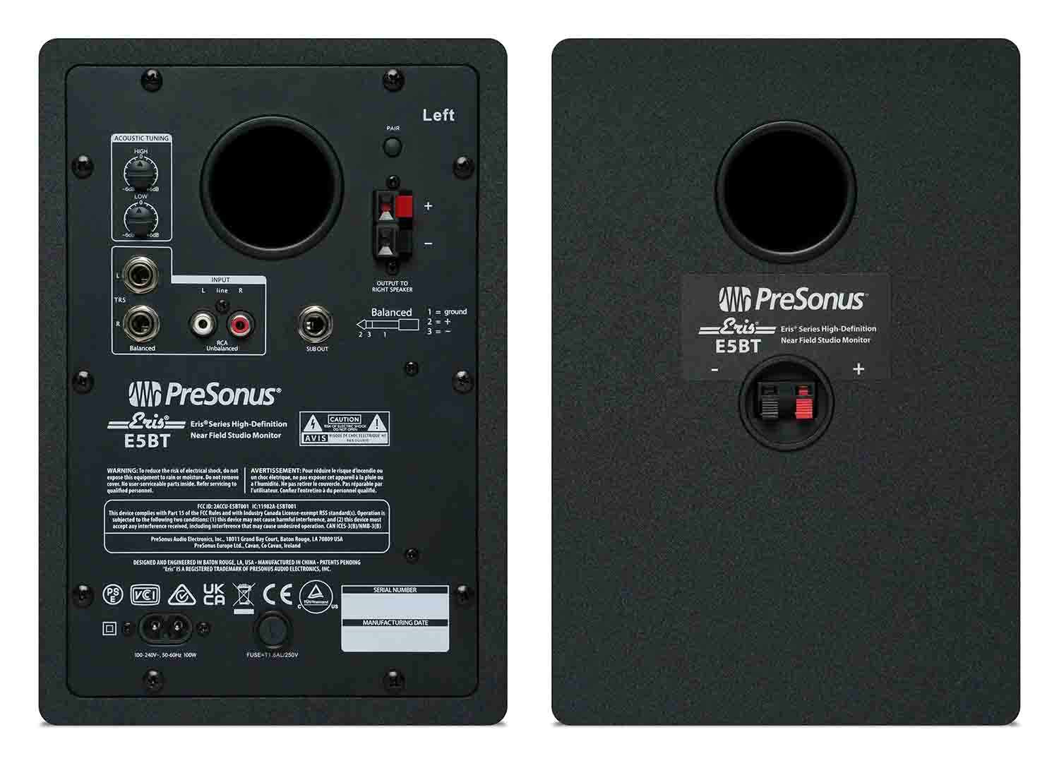 Presonus ERIS E5 BT Active Media Reference Monitors with Bluetooth - Hollywood DJ
