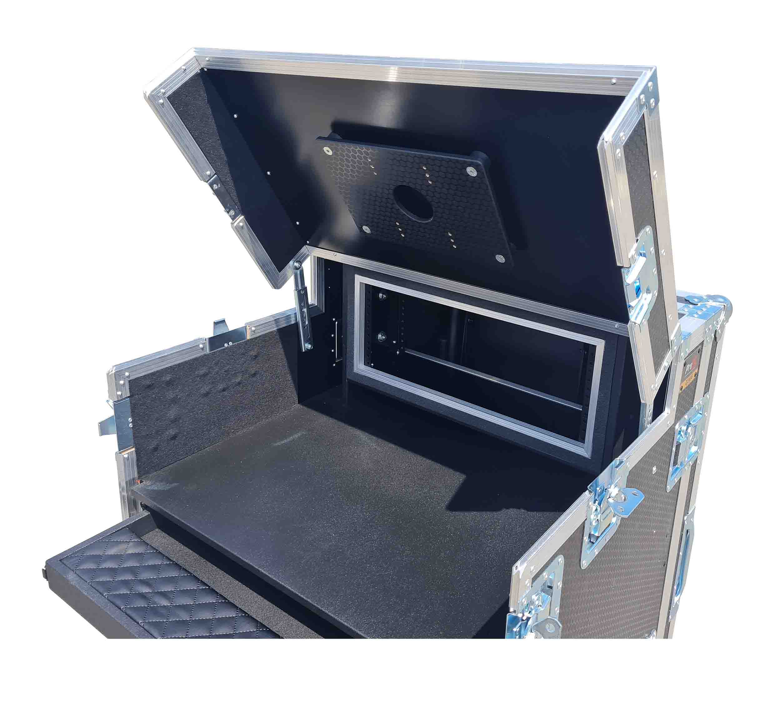 ProX XZF-AVPRO12U4U, Mobile AV Broadcasting Streaming Recording Case with 4U Top 12U Bottom by ProX Cases