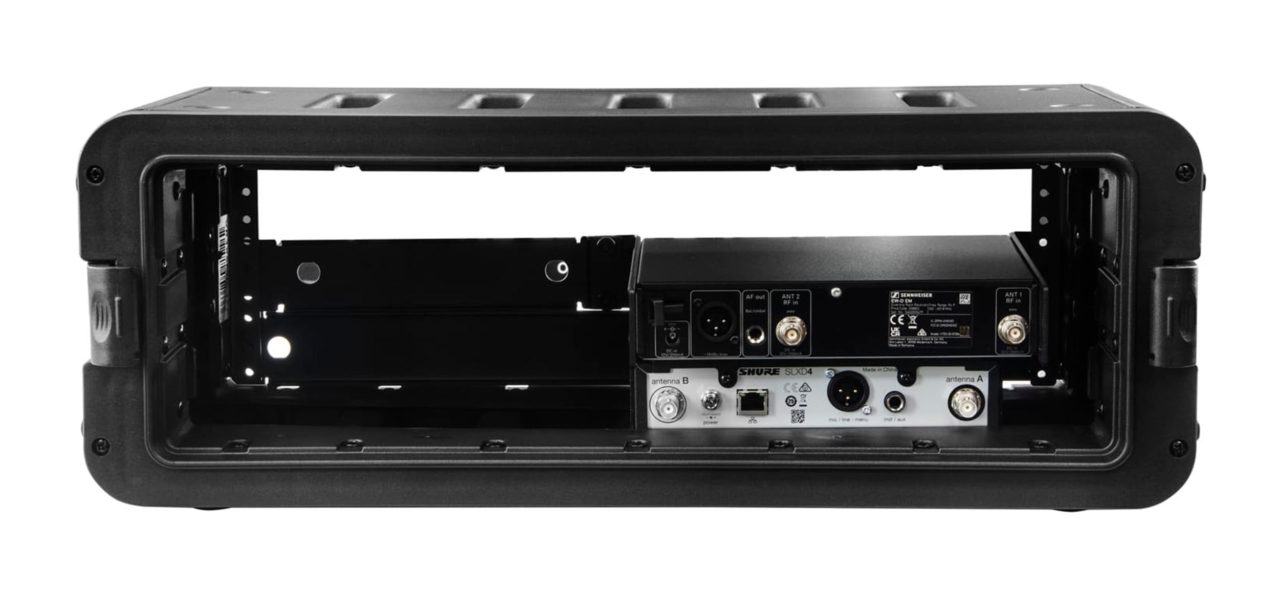 Odyssey VR3XS, 10.5-Inch Front Rail to Rear Lid Watertight Dust-proof Injection-Molded 3U Rack Case Odyssey