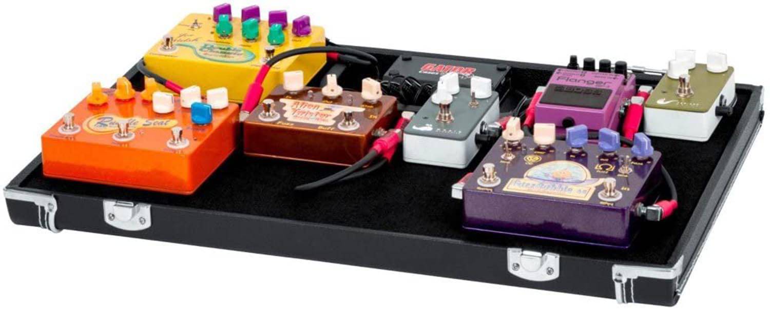 Gator Cases GW-GIGBOXJRPWR Pedal Board and Guitar Stand Case with Power - Hollywood DJ
