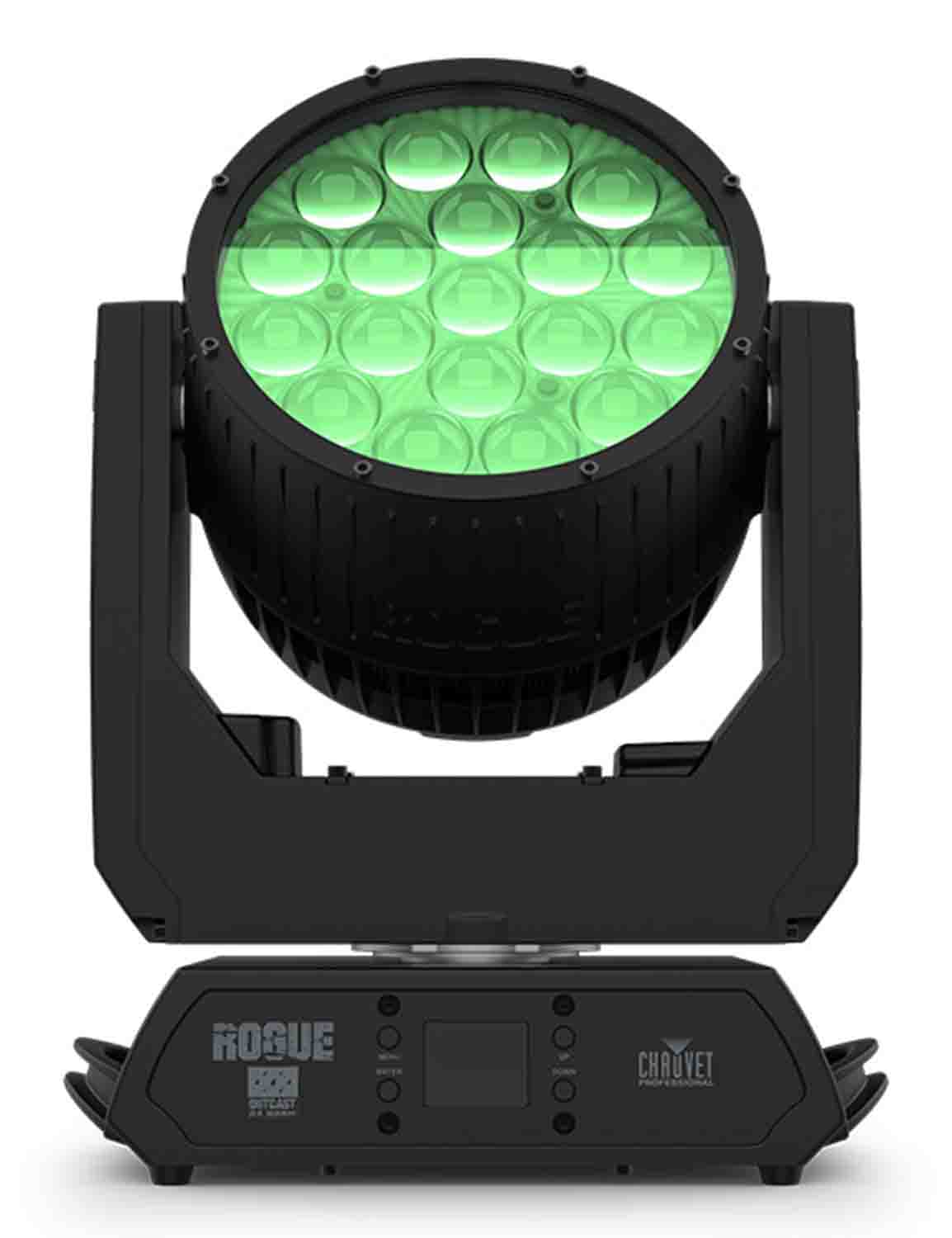 Chauvet Pro Rogue Outcast 2X Wash IP65 Rated RGBW LED Yoke Fixture - Hollywood DJ
