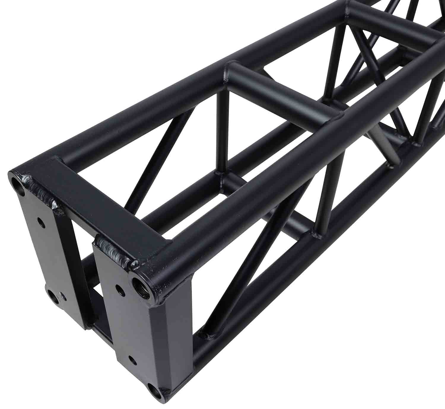 ProX XT-BT1210 BLK BoltX Black Bolted 12 Inch Professional Box Truss Segment - 10 Feet - Hollywood DJ