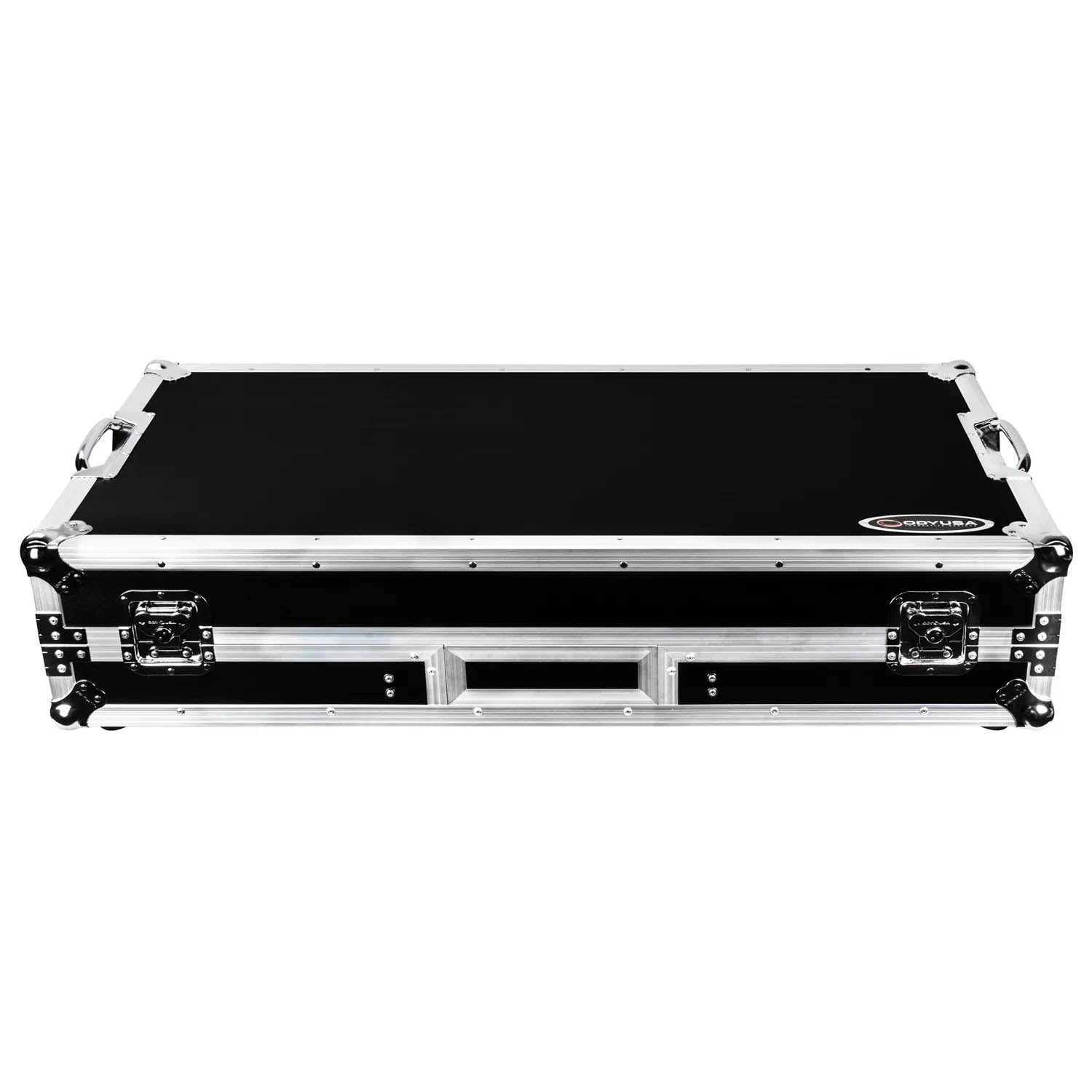 Odyssey FZGSRANE1272W Low Profile Rane Twelve and Rane Seventy-Two Coffin Flight Case With Glide Platform - Hollywood DJ