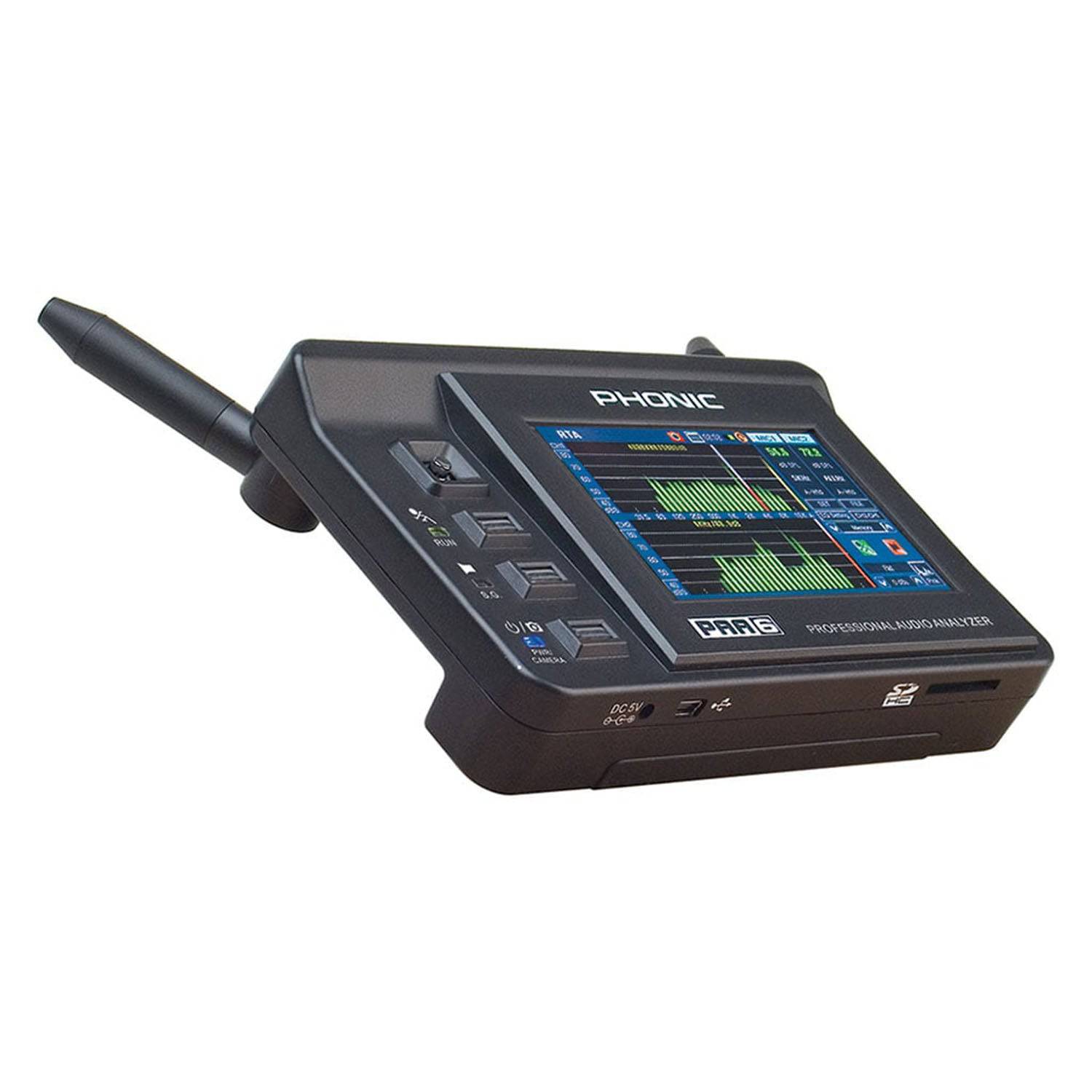 Phonic PAA6, Dual Channel Handheld Audio Analyzer - Hollywood DJ